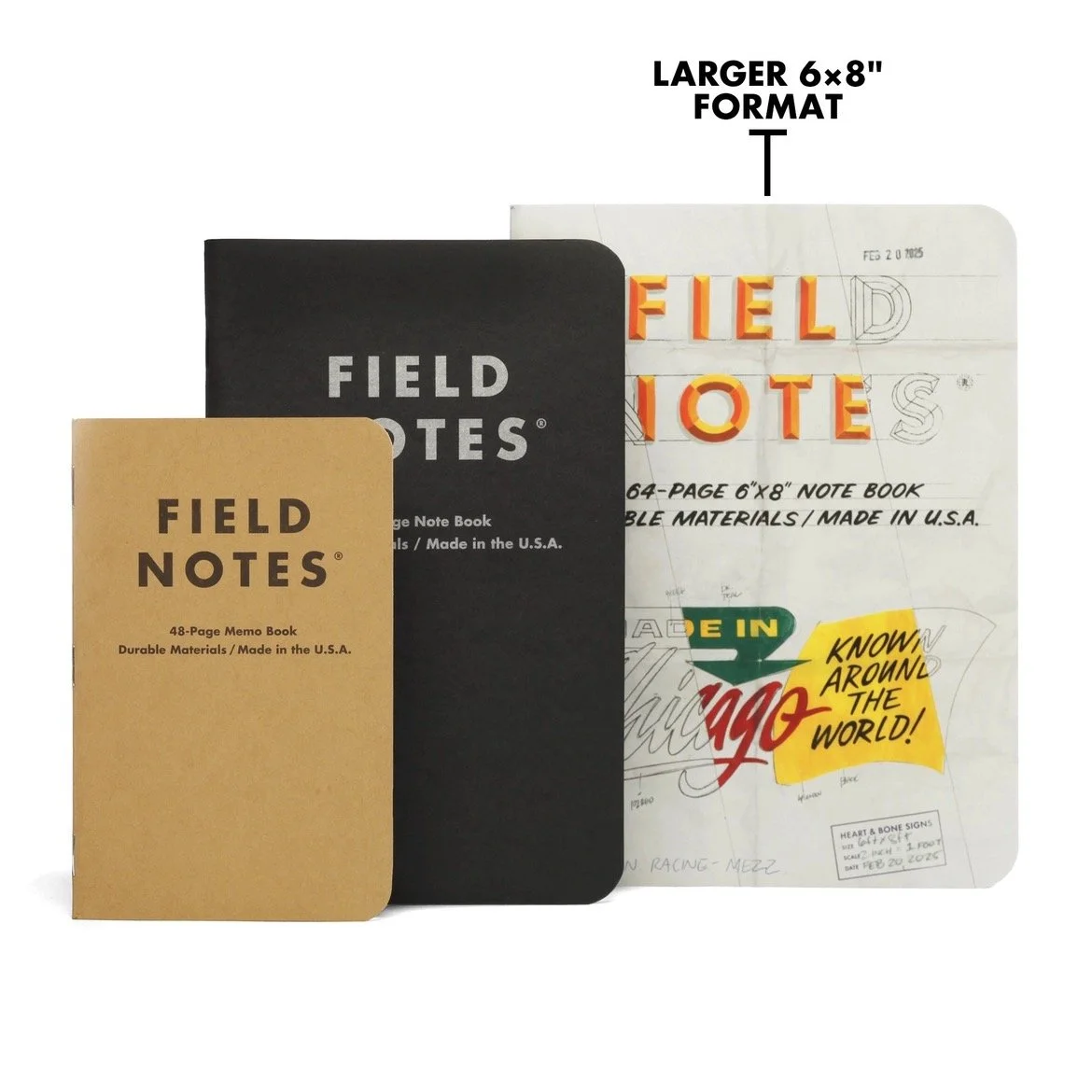 Field Notes Size Comparison