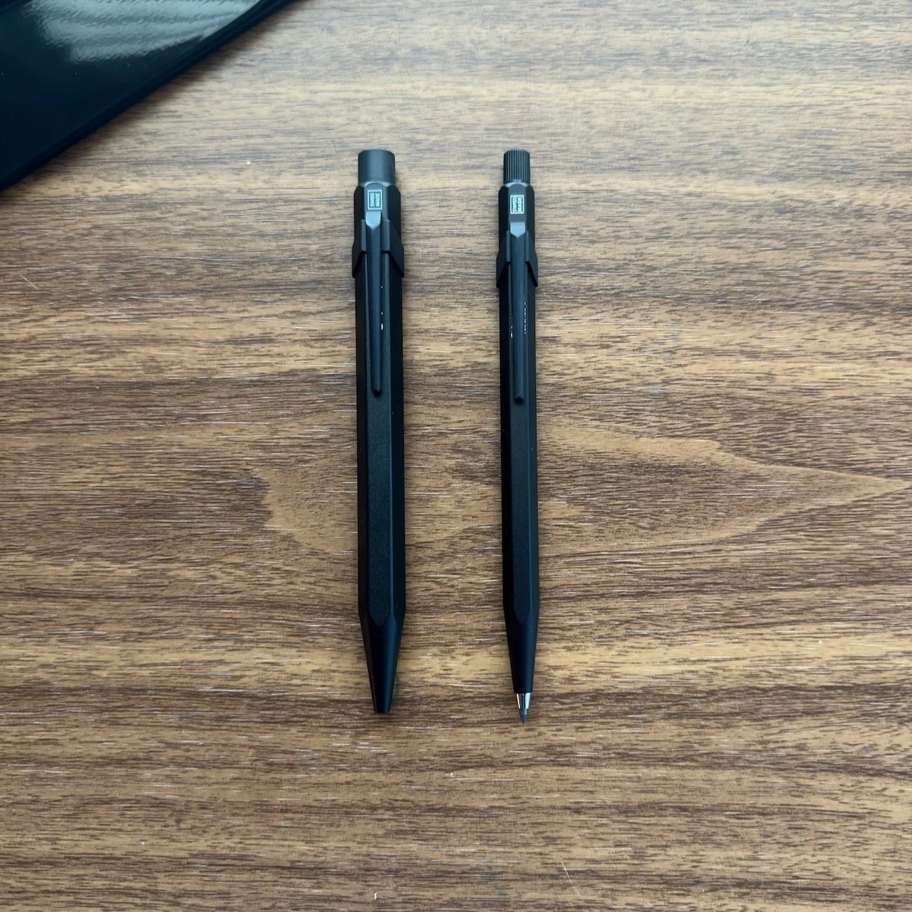 Caran d'Ache Black Code Ballpoint and Fixpencil
