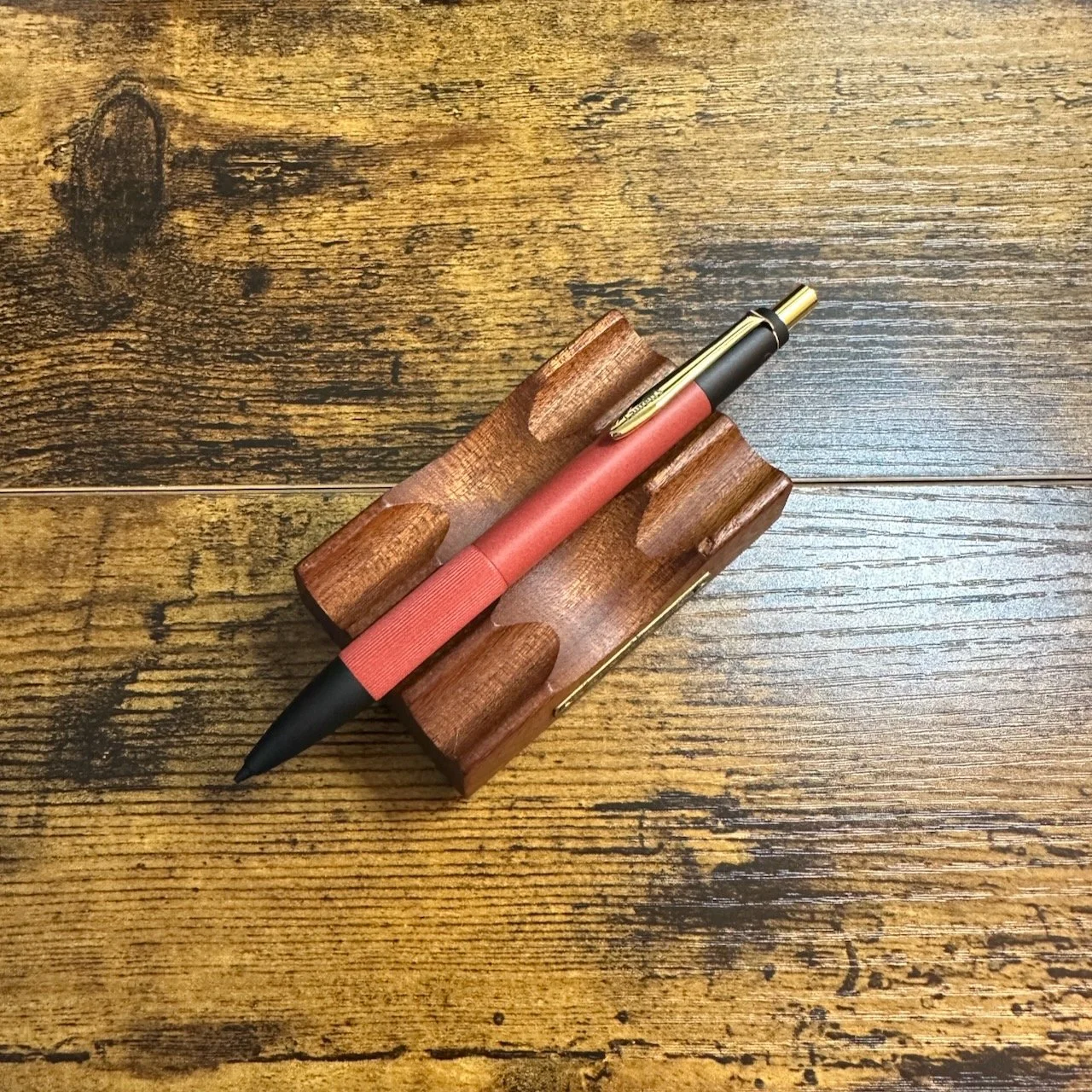 Laurett's WAKA Ebonite Mechanical Pencil (Red)