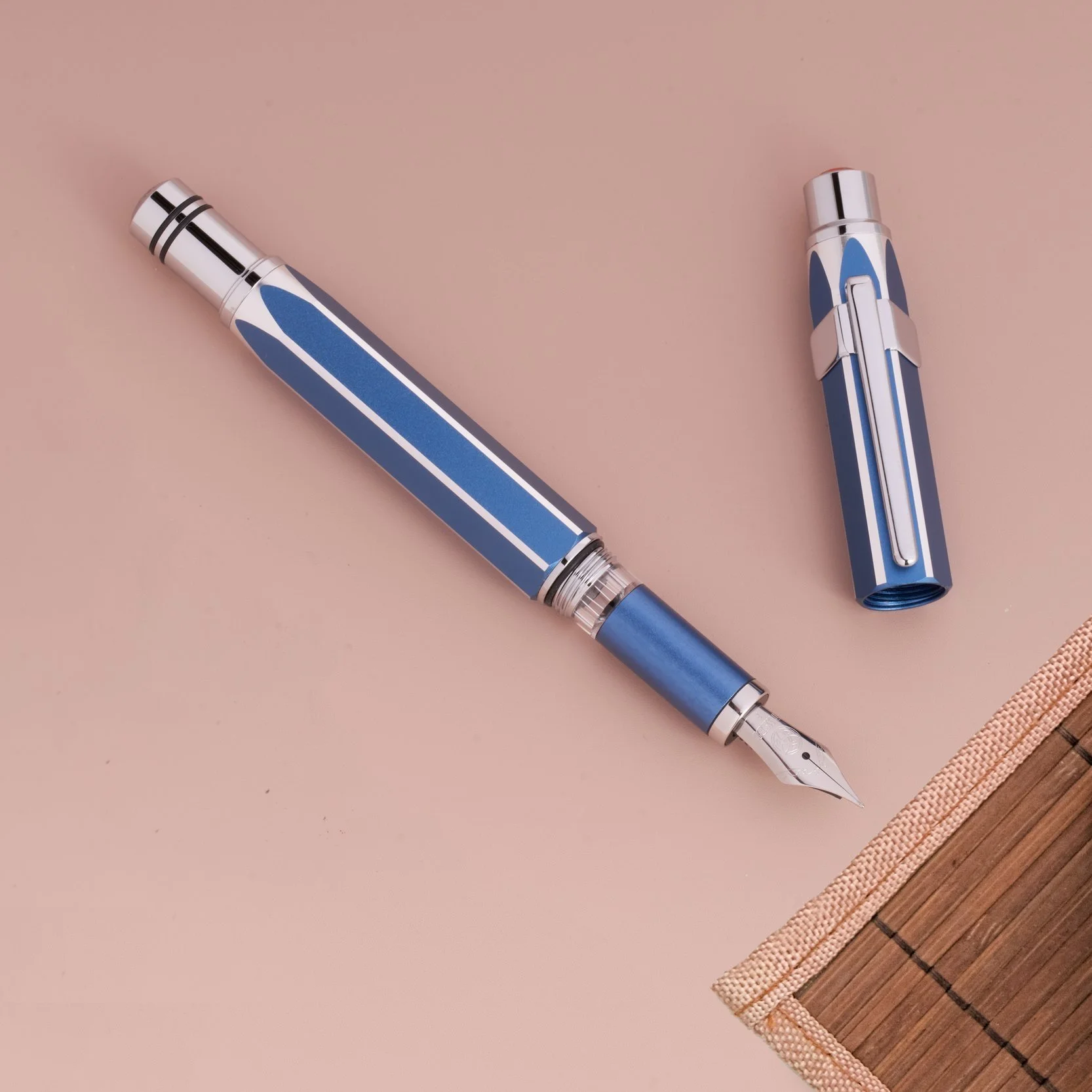 TWSBI Precision Gemini Blue Matcha Setup