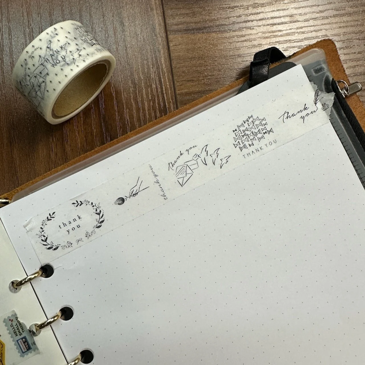 Oeda Letterpress Washi Tape Thank-You