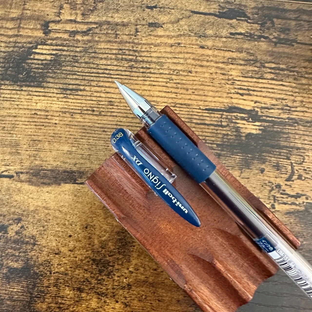 Uni Signo DX Gel Pens .38mm Blue-Black