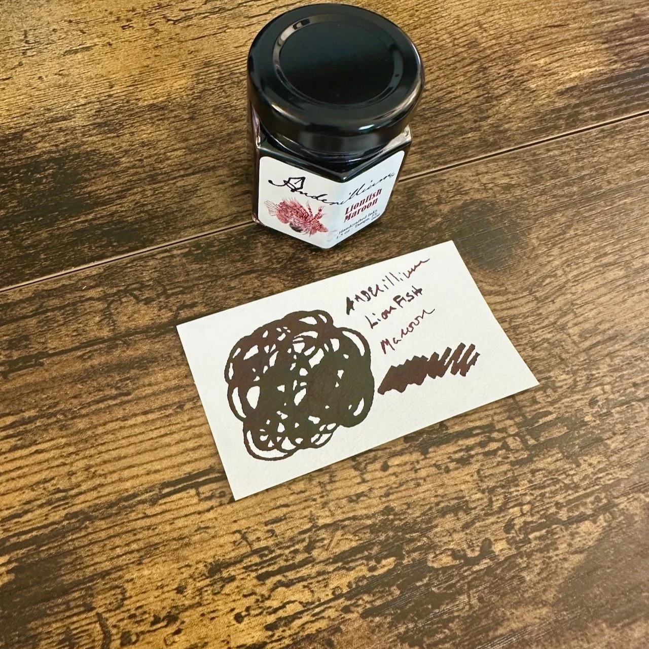 Anderillium Lionfish Maroon TGS Swatch