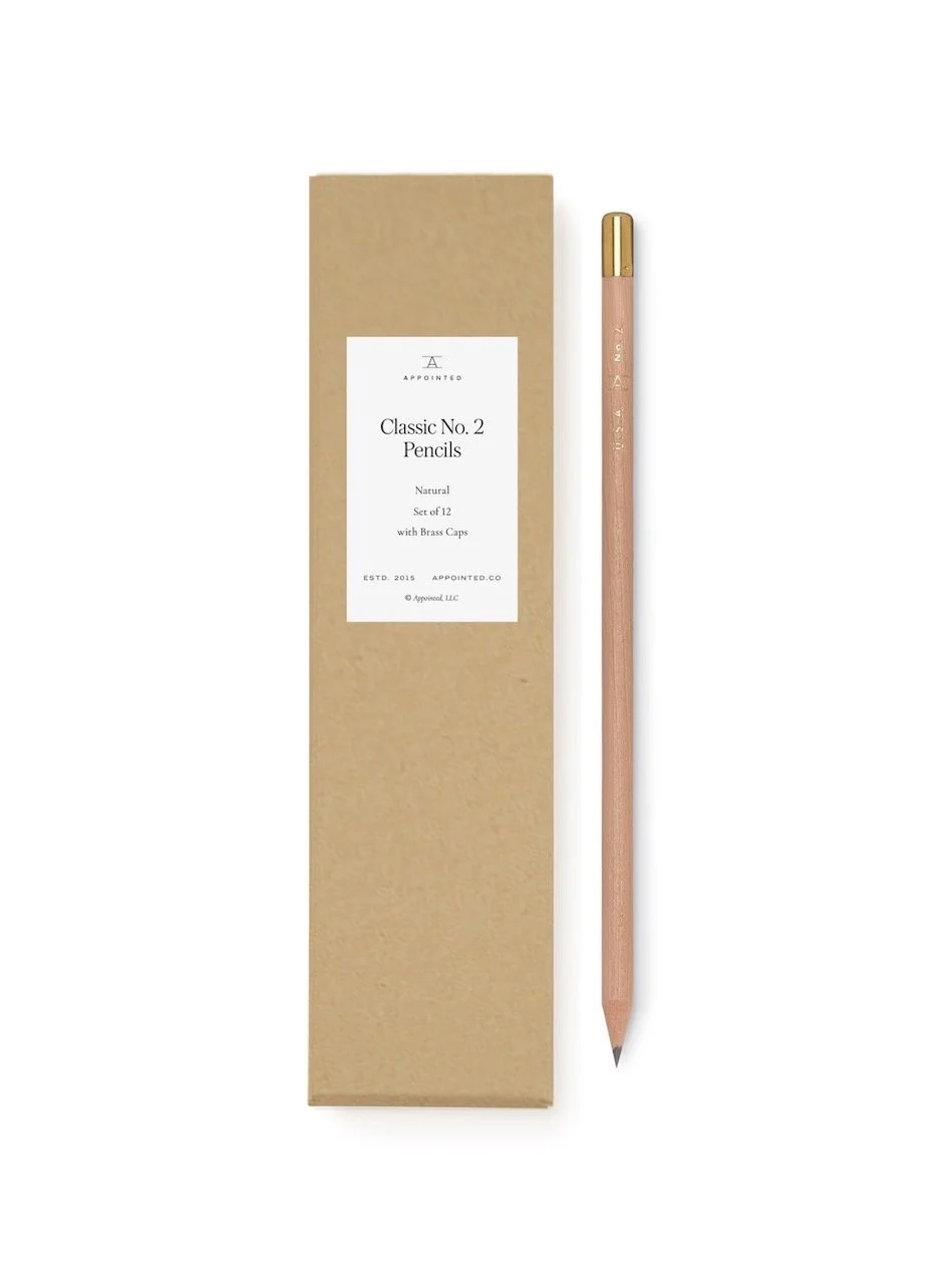 Appointed Natural Round Pencils