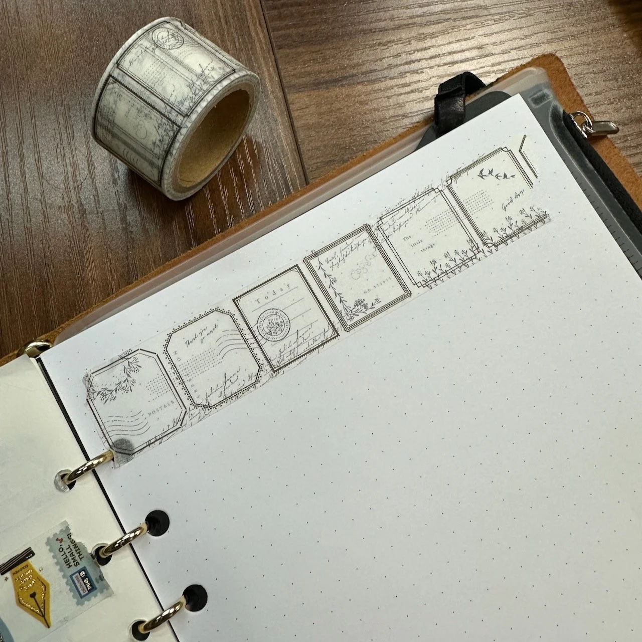 Oeda Letterpress Washi Tape Mellow Brown