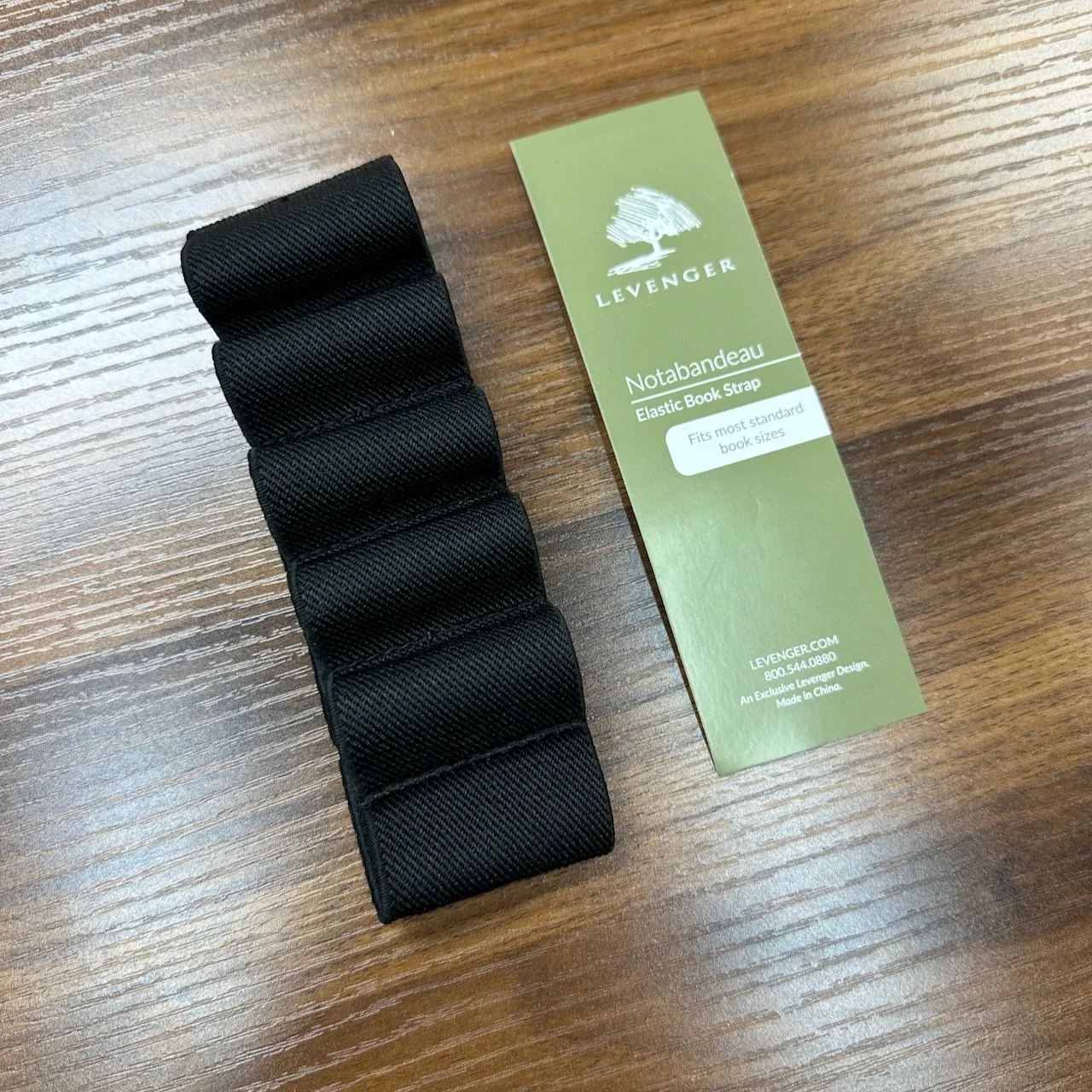 Levenger Notabandeau Notebook Band with Card
