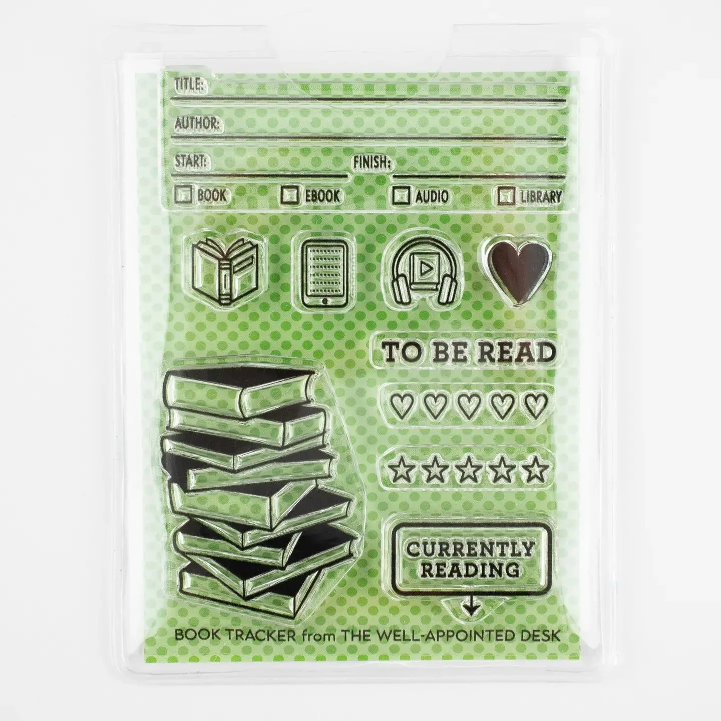Well-Appointed Desk Stamps Book Tracker