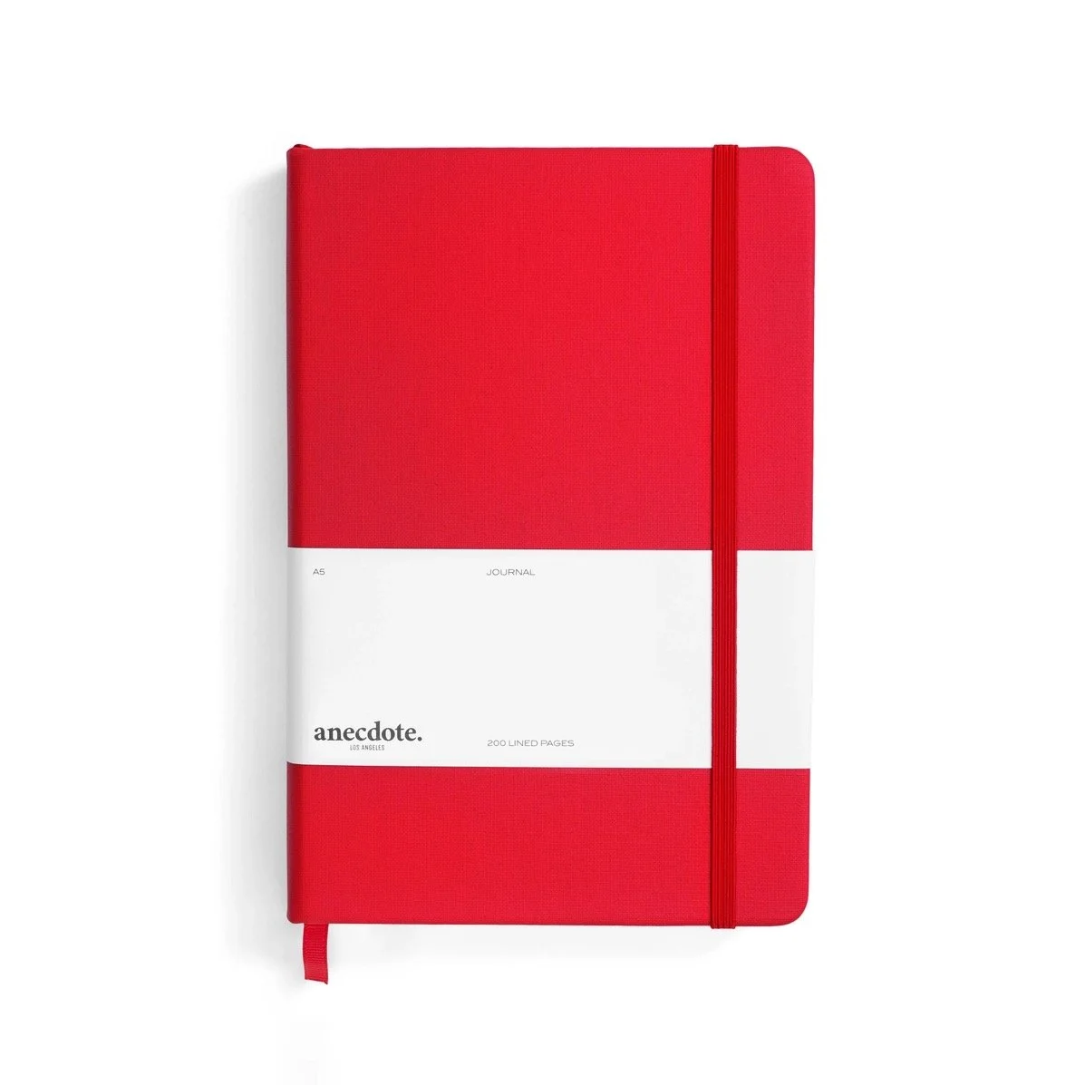 Anecdote Lined Journal Red