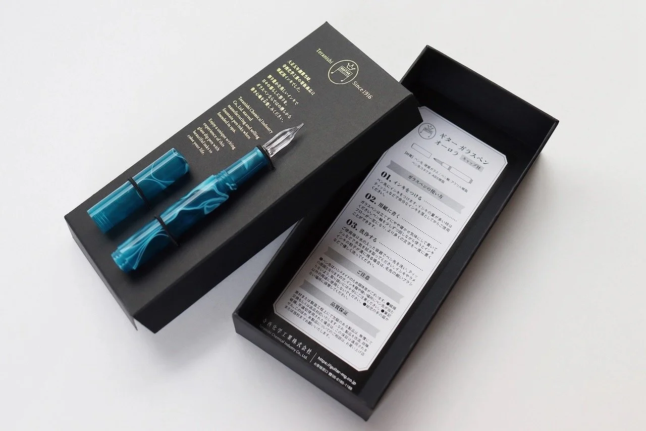 Teranishi Glass Dip Pen In Packaging