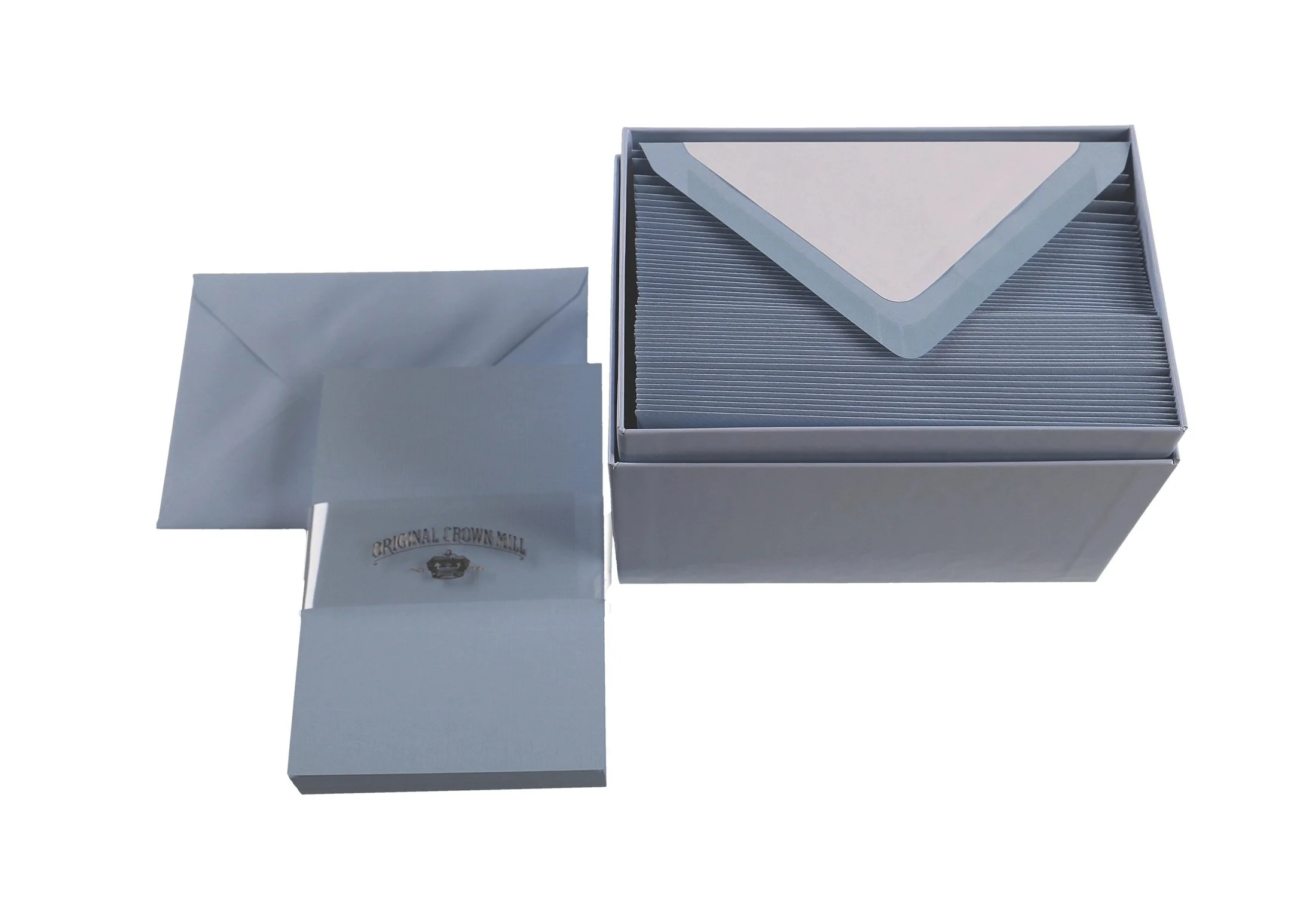 Original Crown Mill Presentation Box Notecards (Blue)
