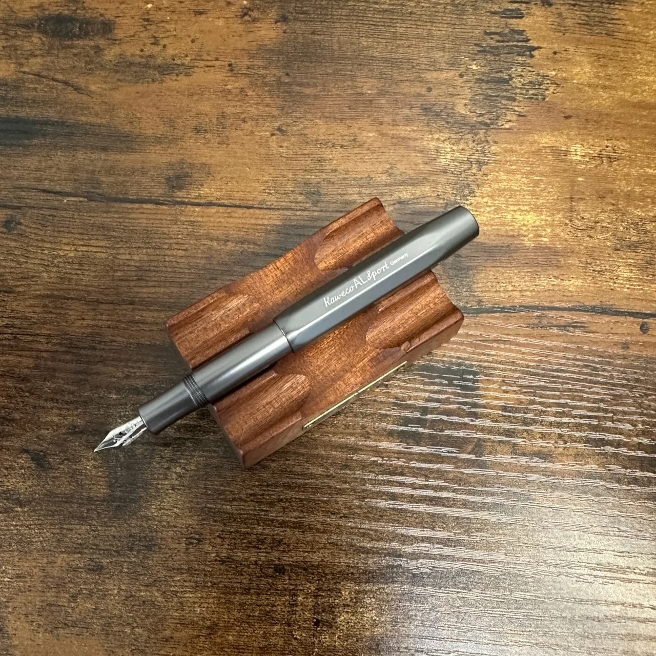 Kaweco AL Sport Fountain Pens (Anthracite Uncapped)