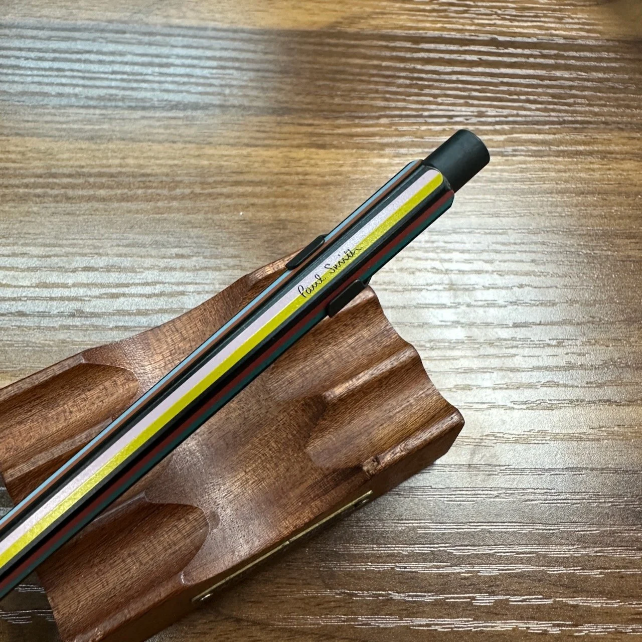 Caran d'Ache + Paul Smith 849 Ballpoint Satin Black Bottom View