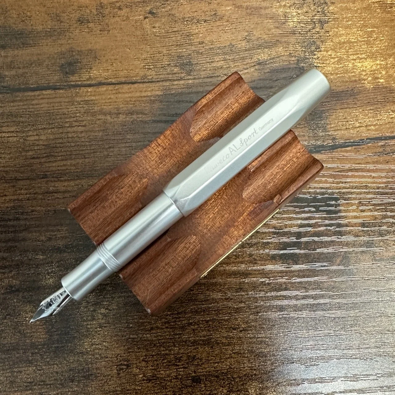 Kaweco AL Sport Fountain Pens (Silver Uncapped)