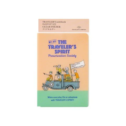 Traveler's Notebook Clear Folder 2026 (Passport Size)