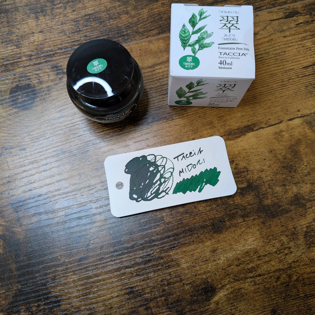 Taccia Midori Ink Swatch