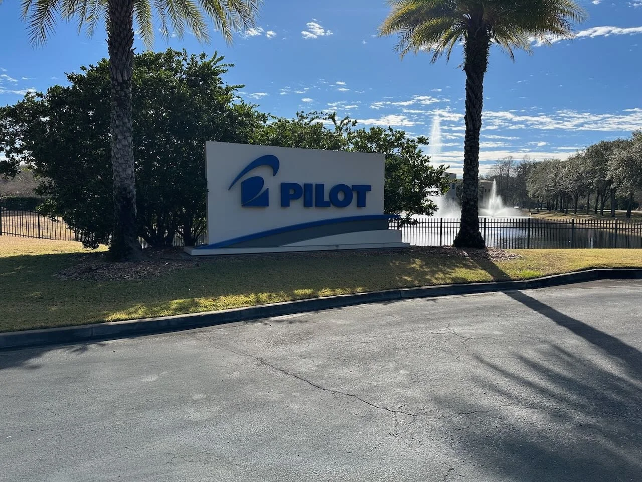 Pilot USA Headquarters sign