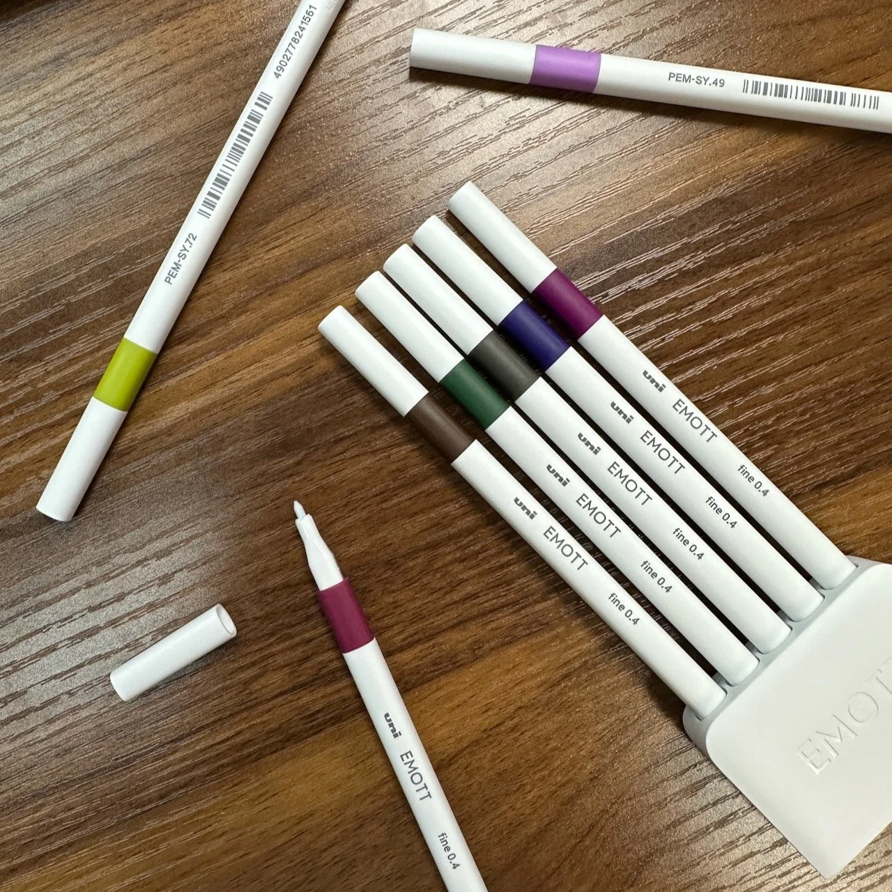 Uni EMOTT Marker Set Vintage Colors