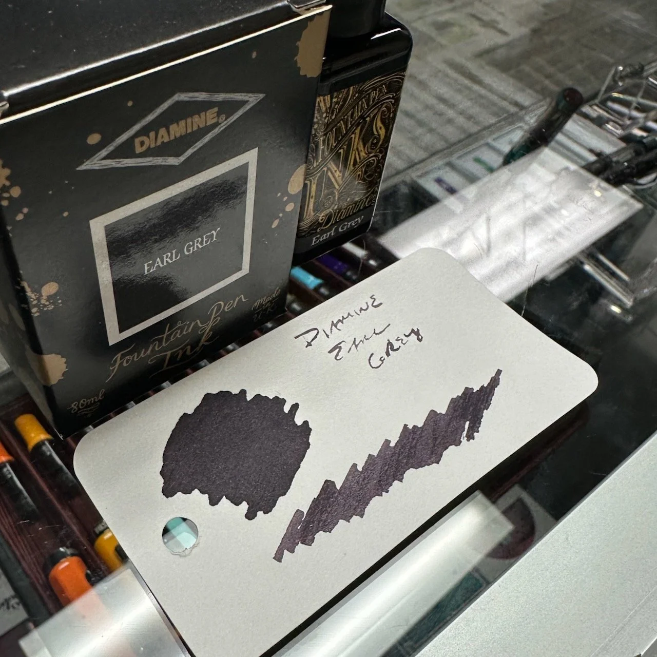 Diamine Early Grey Swatch