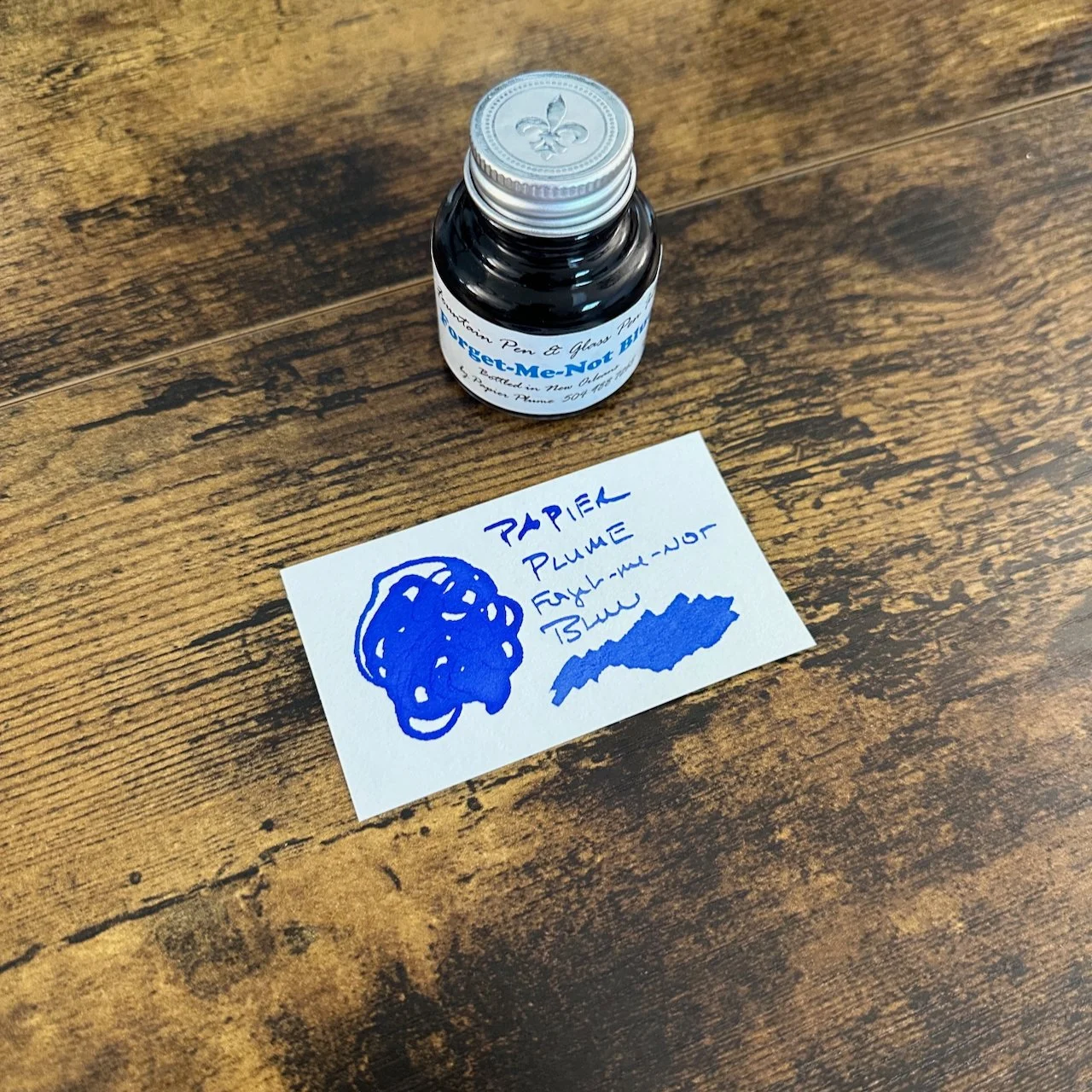 Papier Plume Forget Me Not Blue Fountain Pen Ink