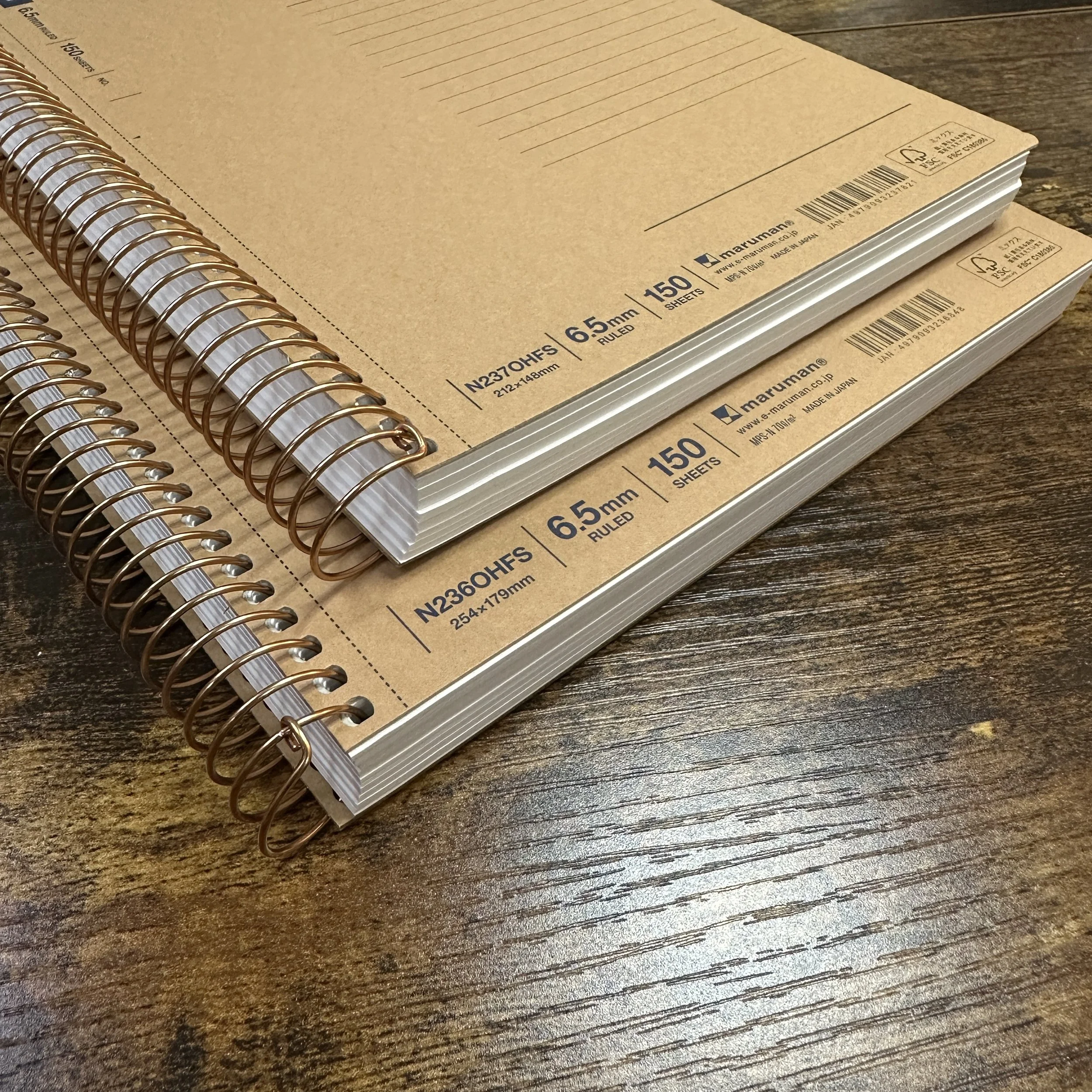 Maruman Basic Notebooks 150 Page Option B5 and A5