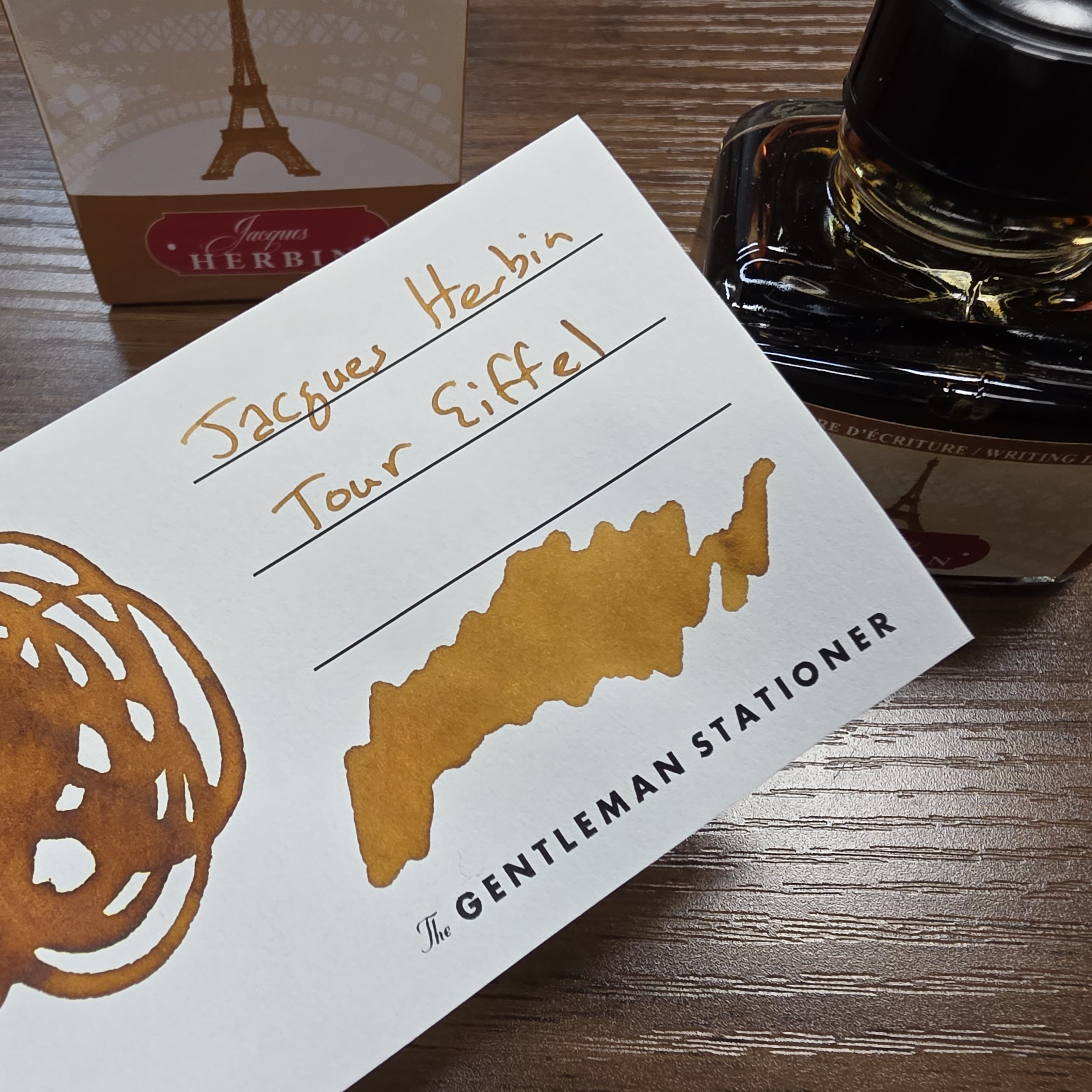 Herbin Couleurs de Paris Tour Eiffel Swatch