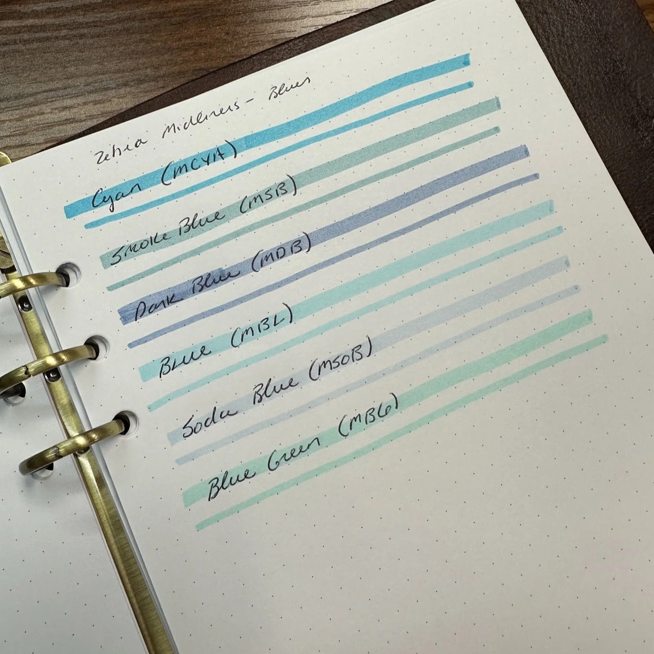 Zebra Mildliner Blues