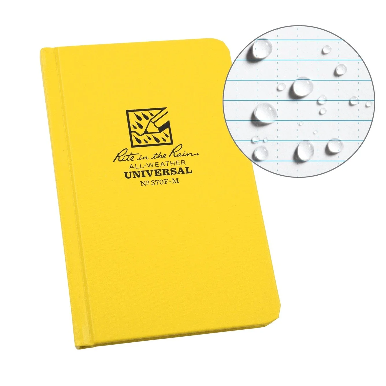 Rite in the Rain Hardcover Universal Notebook (Yellow)