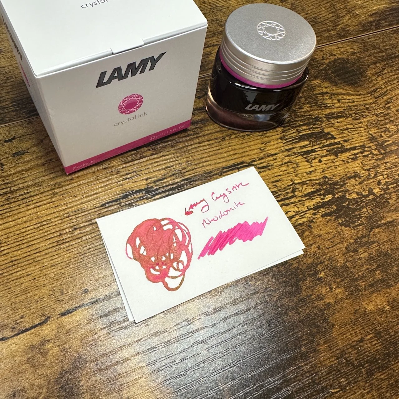 Lamy Crystal Rhodonite