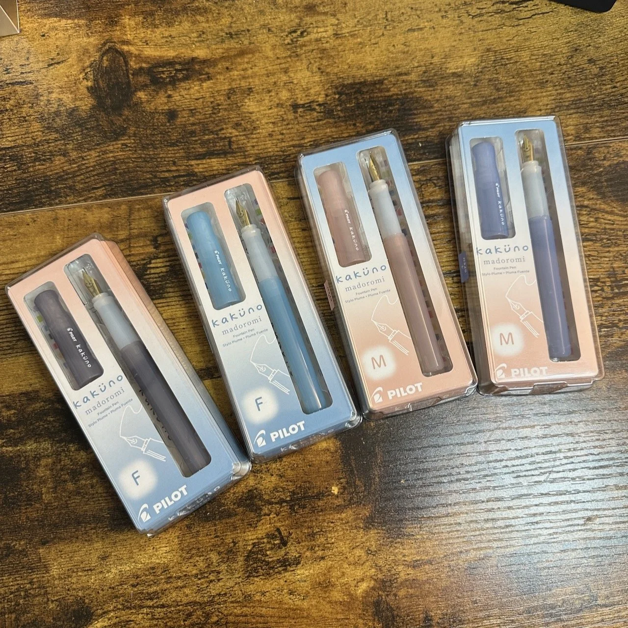 Pilot Kakuno Madoromi Fountain Pens