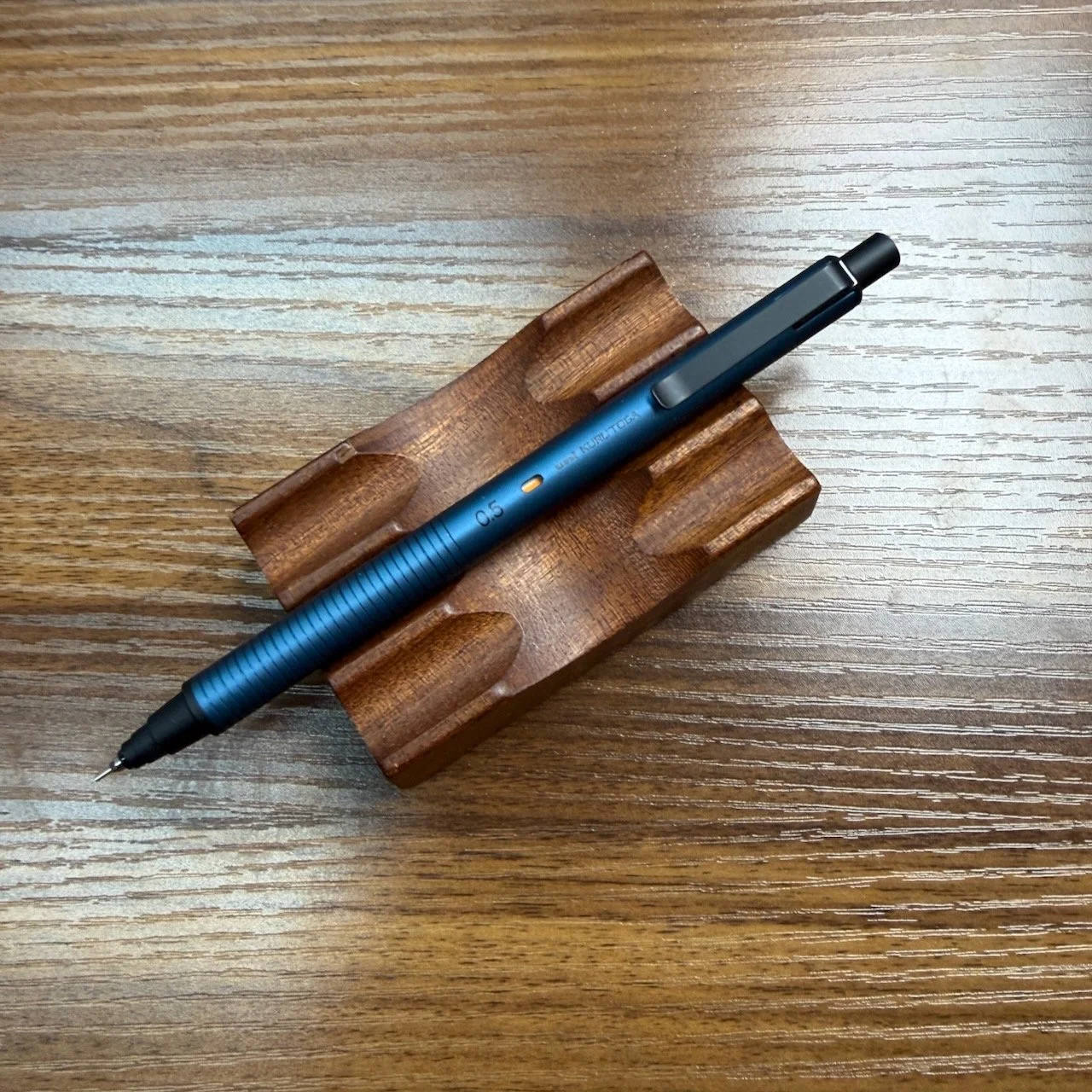 Kuru Toga Metal Mechanical Pencil Silent Blue
