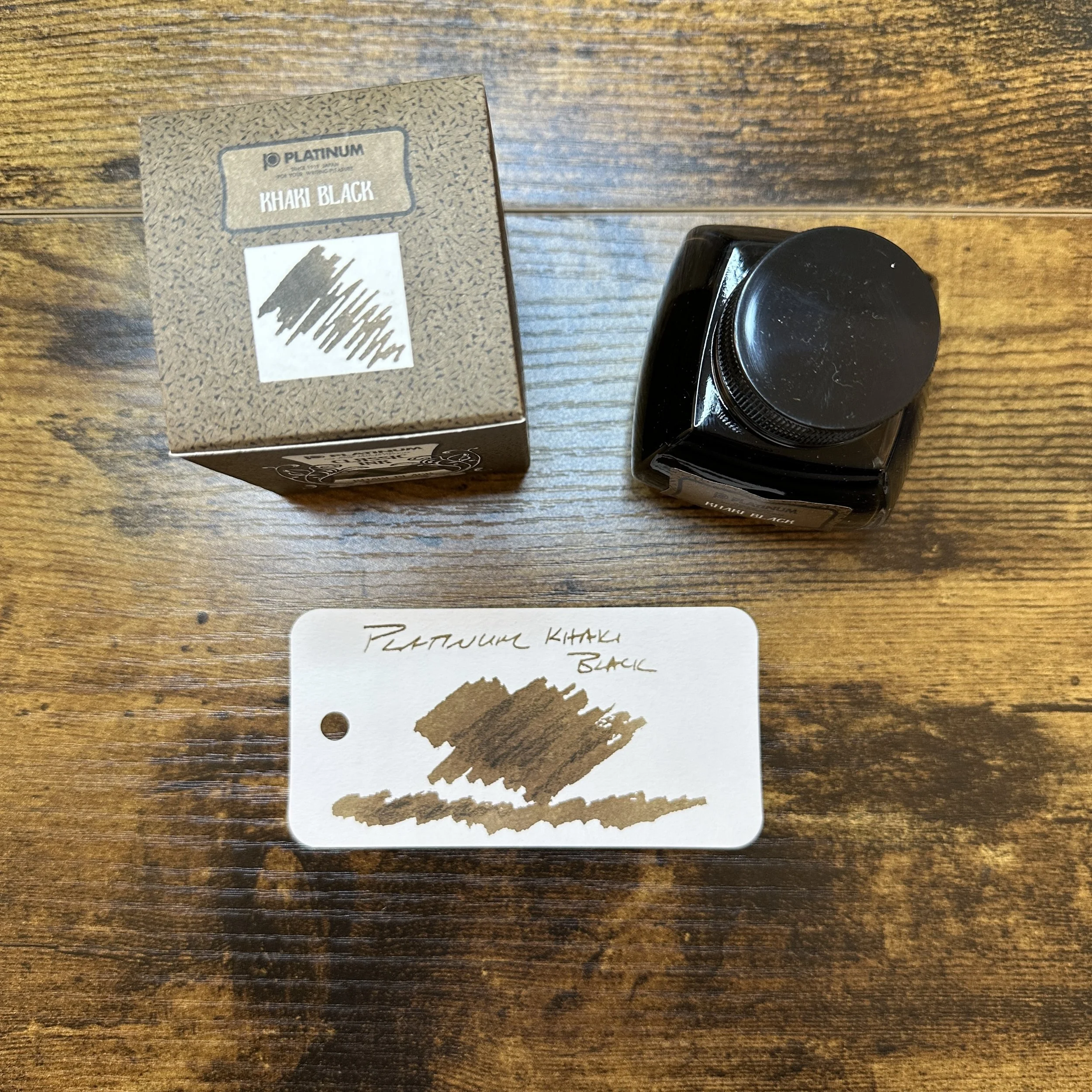 Platinum Classic Ink Khaki Black (2)