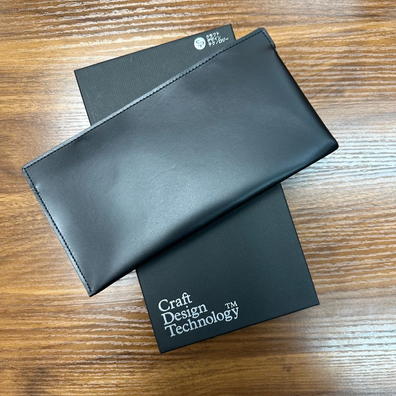Craft Design Technology Black Leather Pen Clutch