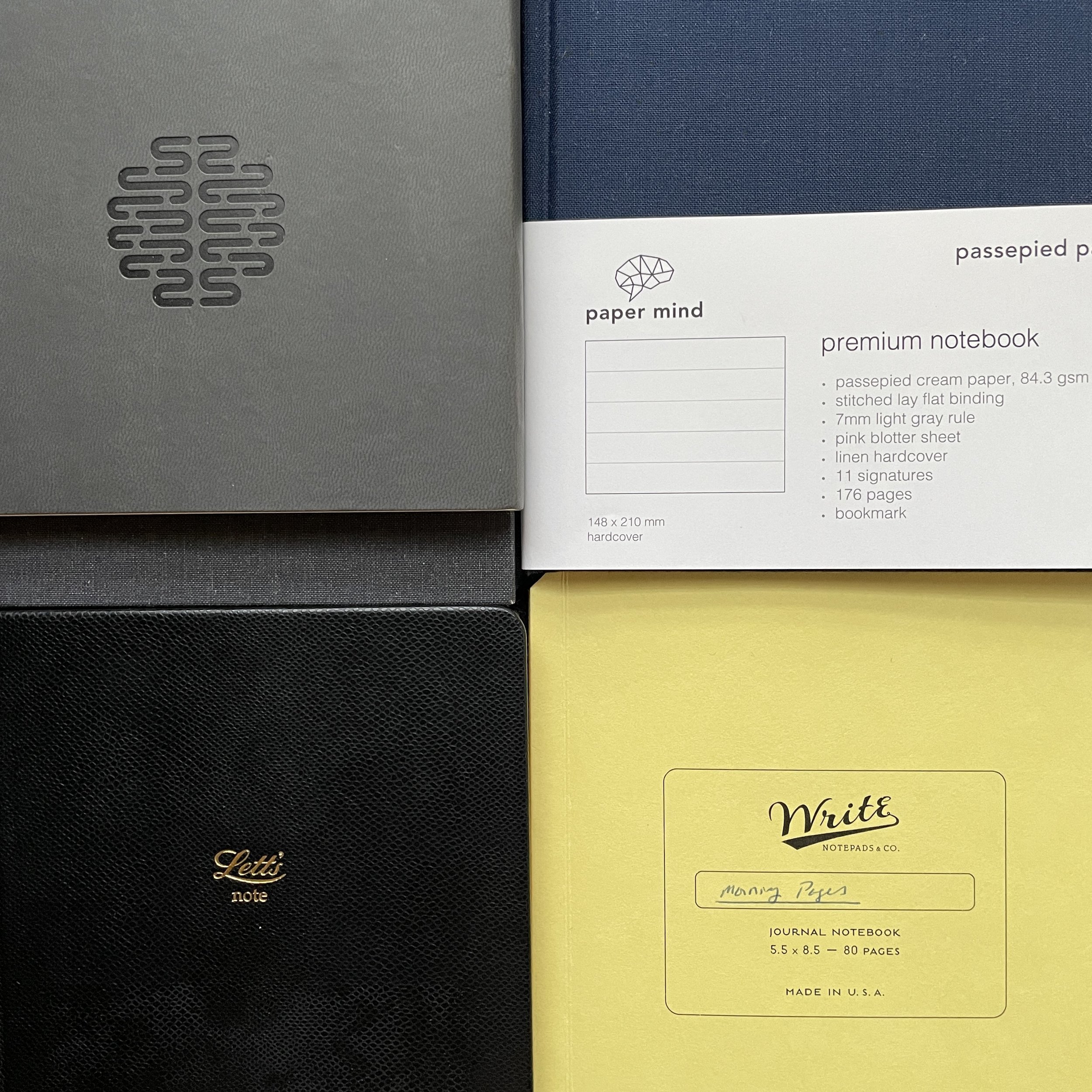The Paper Mind Passepied Cream Hardcover Notebook For Fountain Pens