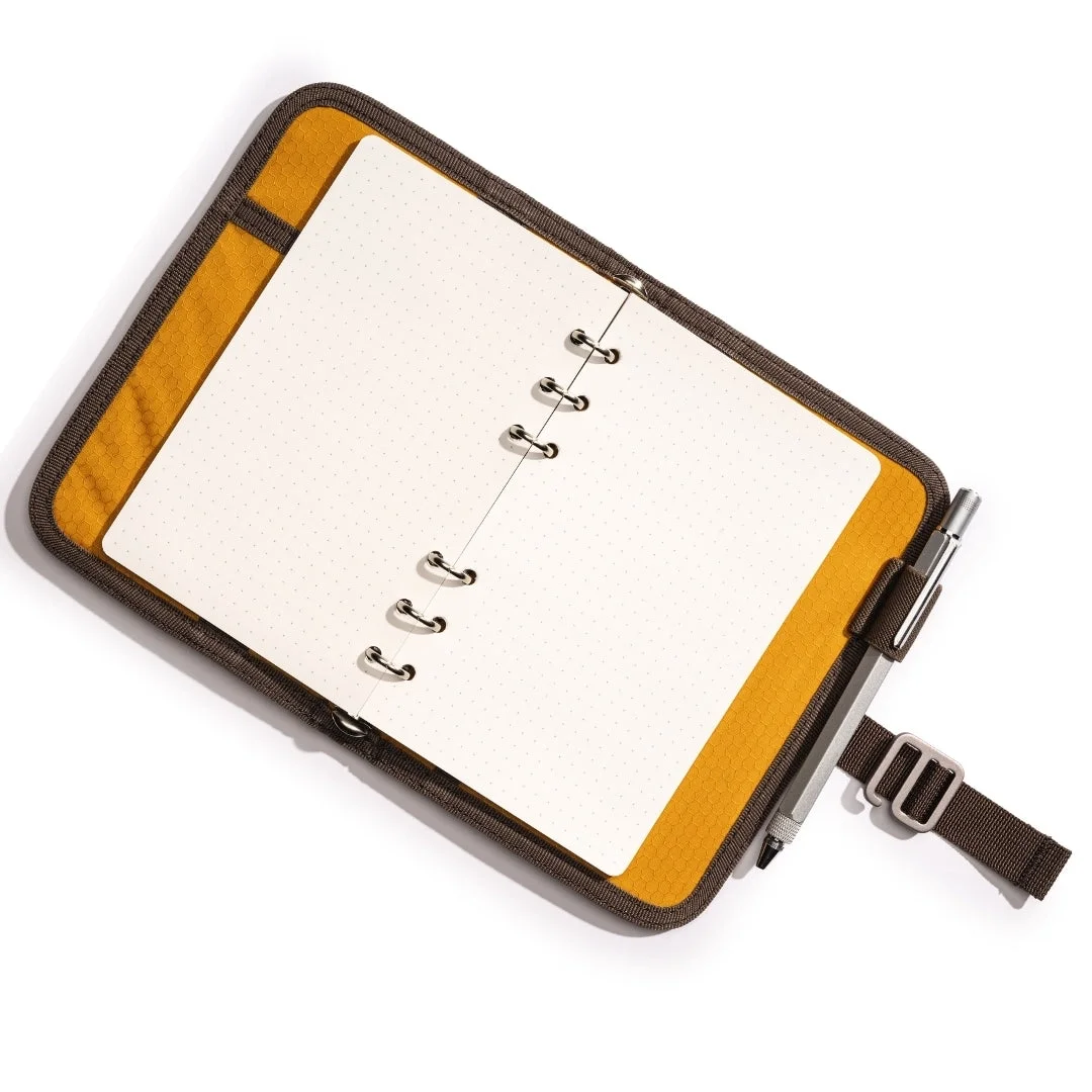Field Binder A6 Open with Rings Closed