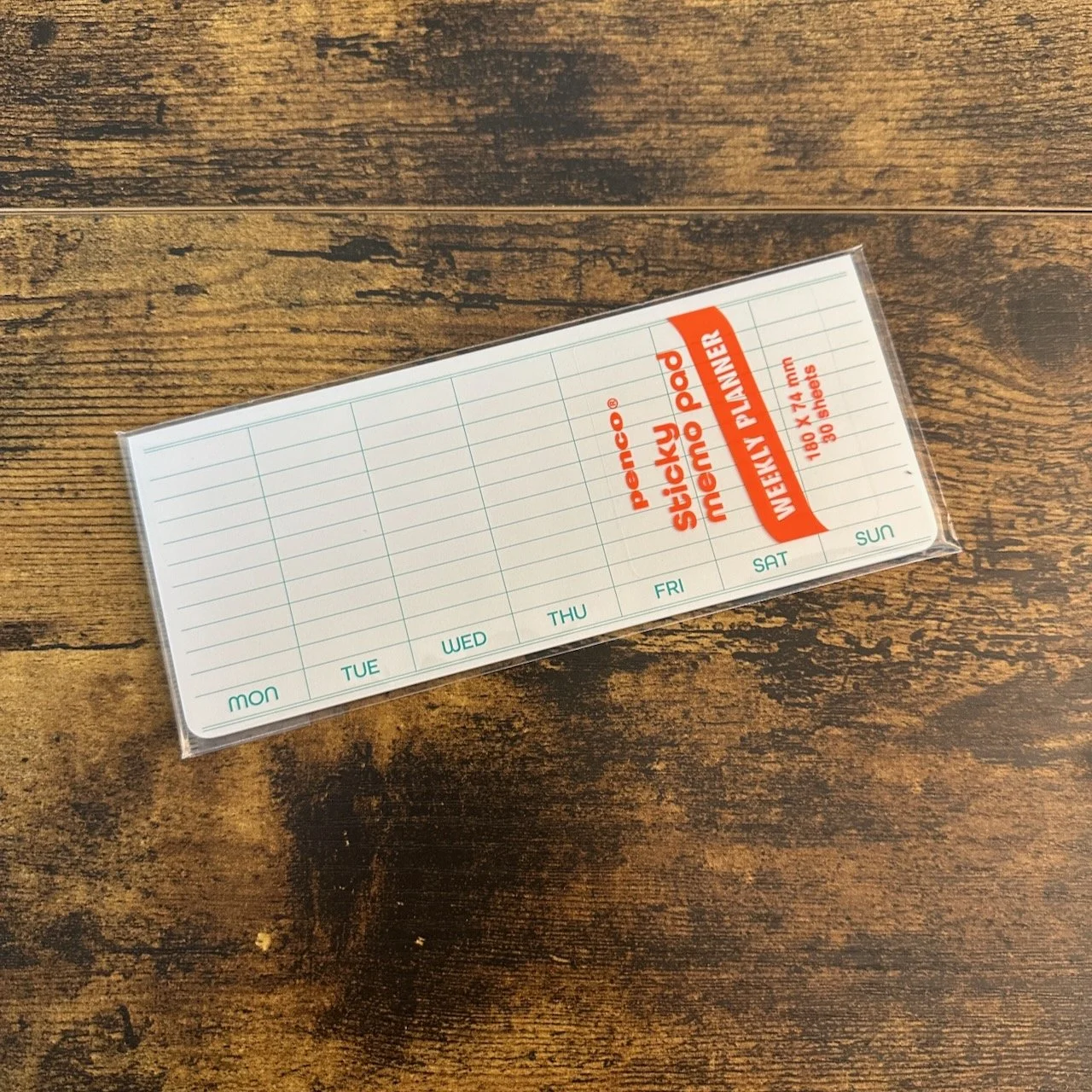 Penco Memo Pad Weekly (White)