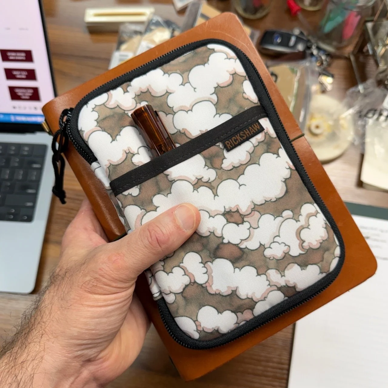 Joe's Rickshaw Fillmore and Leather Notebook Carry