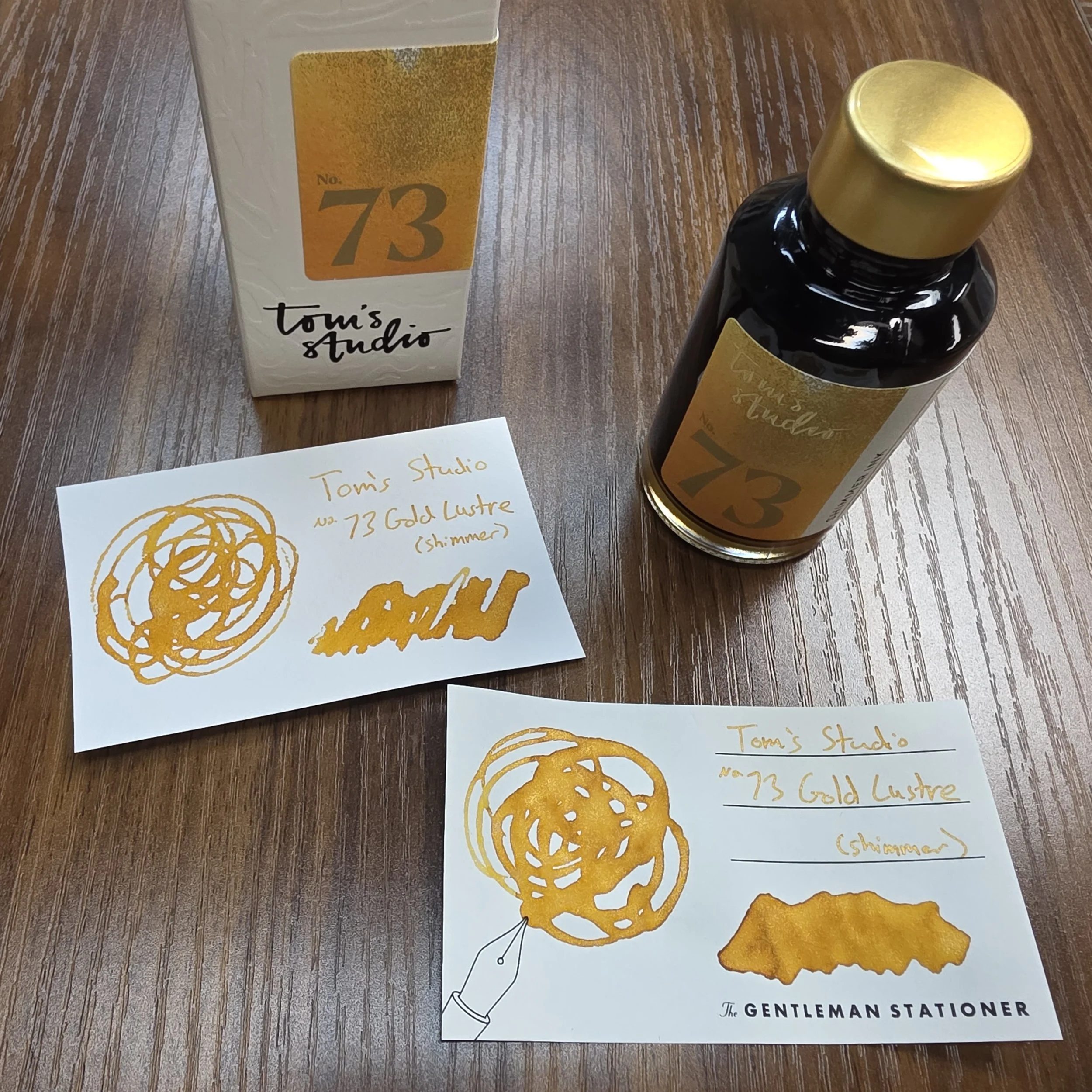 Tom's Studio Shimmer Ink No. 73 Gold Lustre