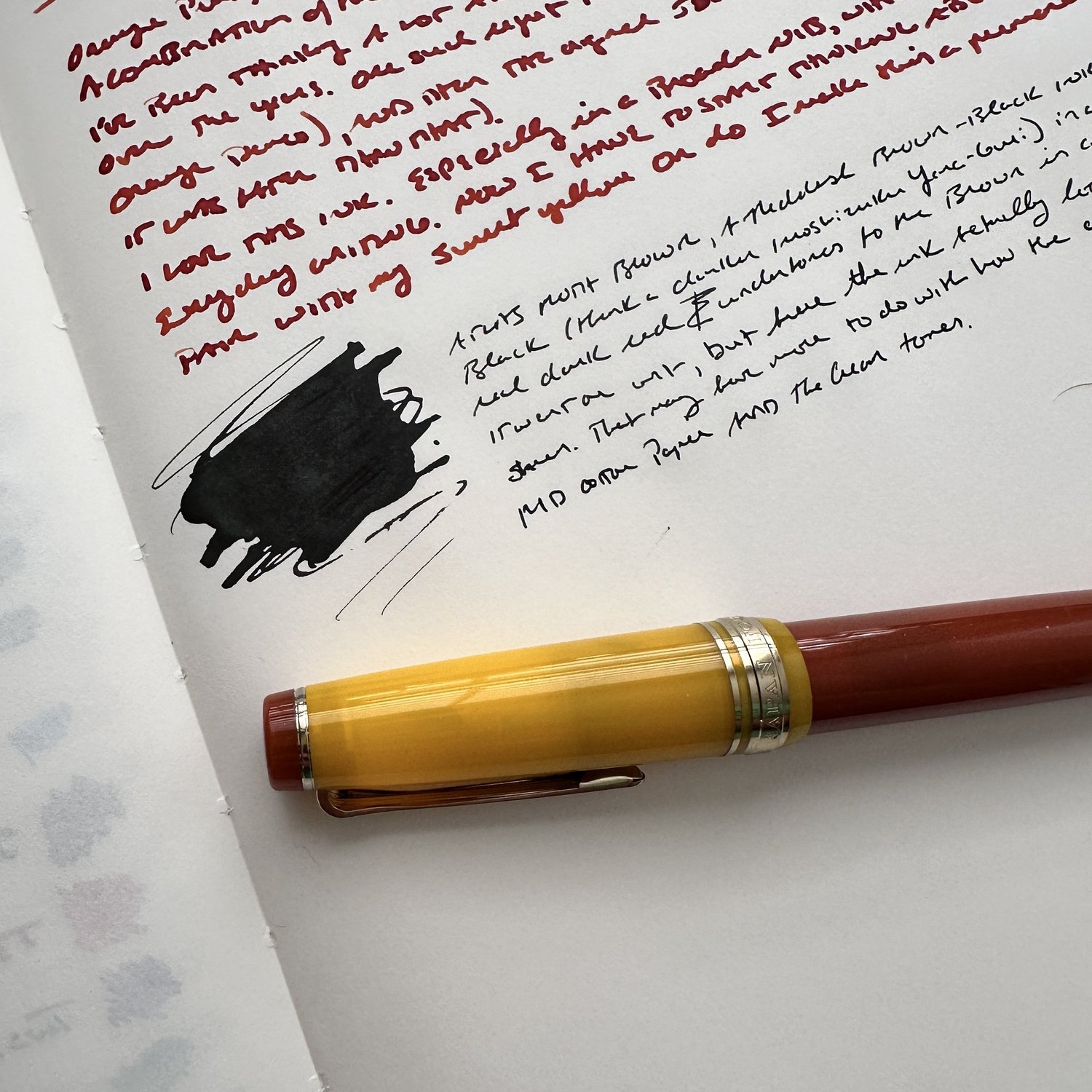 Ink Review: Anderillium Viceroy Butterfly Orange and Atlas Moth Brown ...