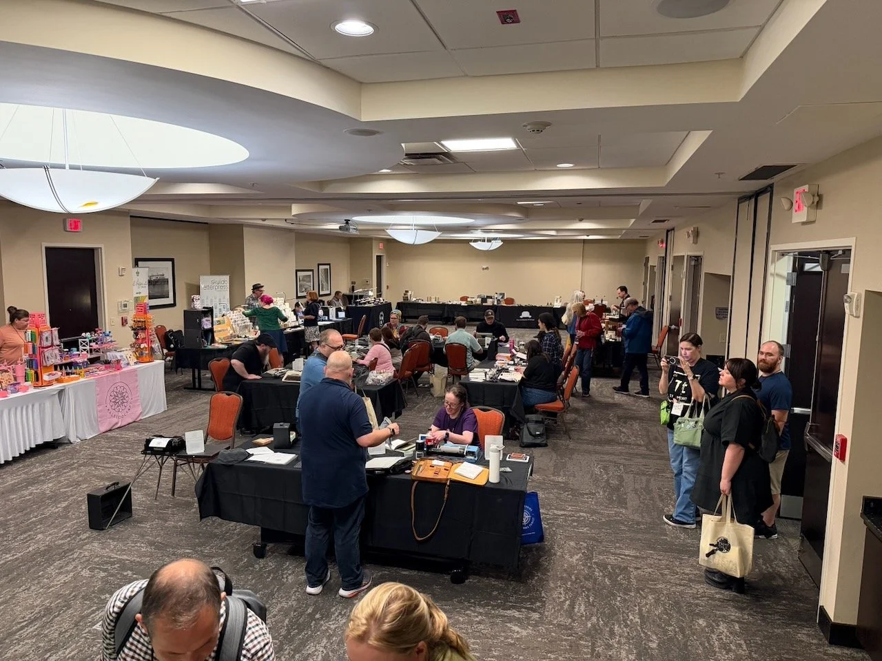 On The Paper Trail Live in Nashville After-Hours setup in the main event space, showing all the vendors