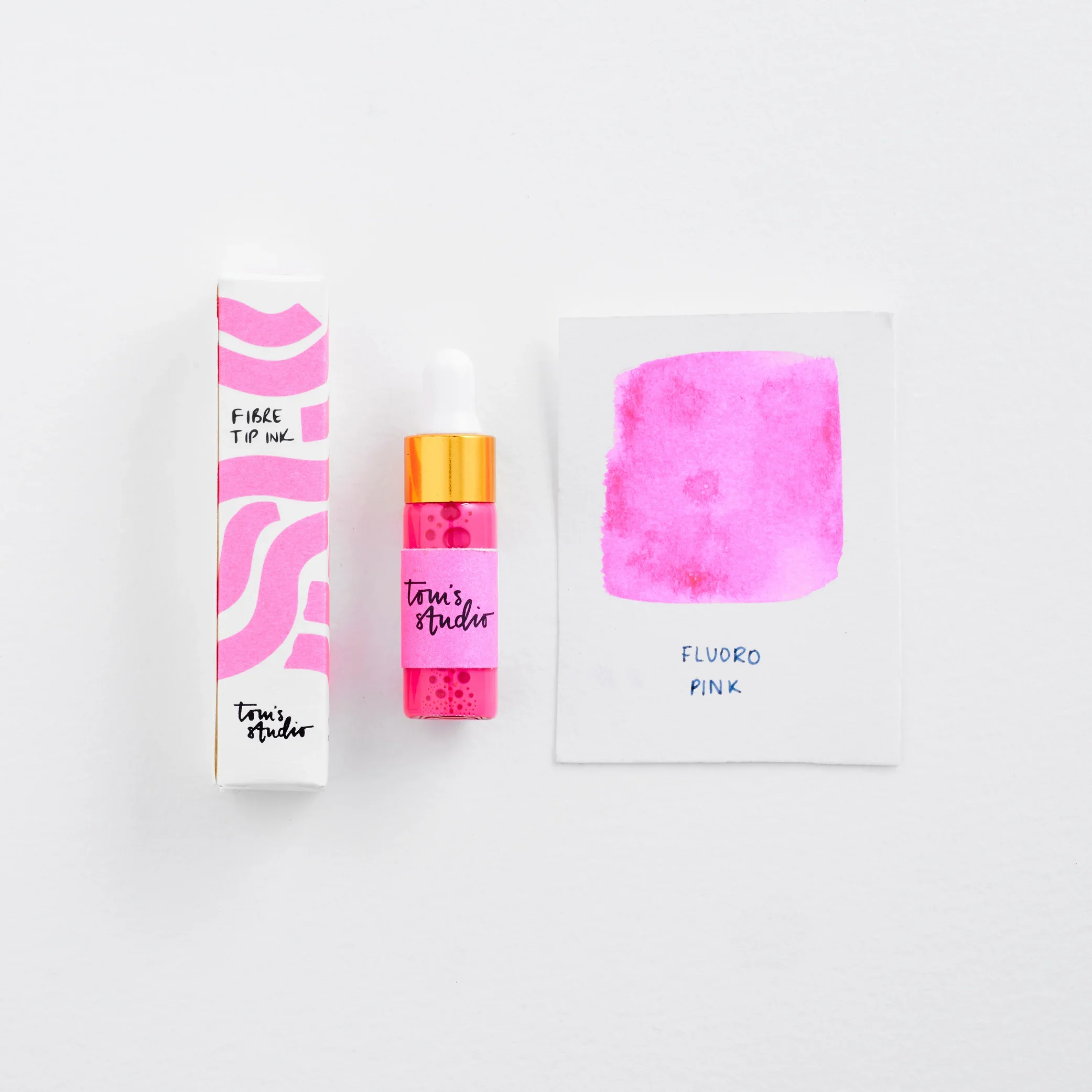 Tom's Studio Fluoro Highlighter Inks Mini Pink