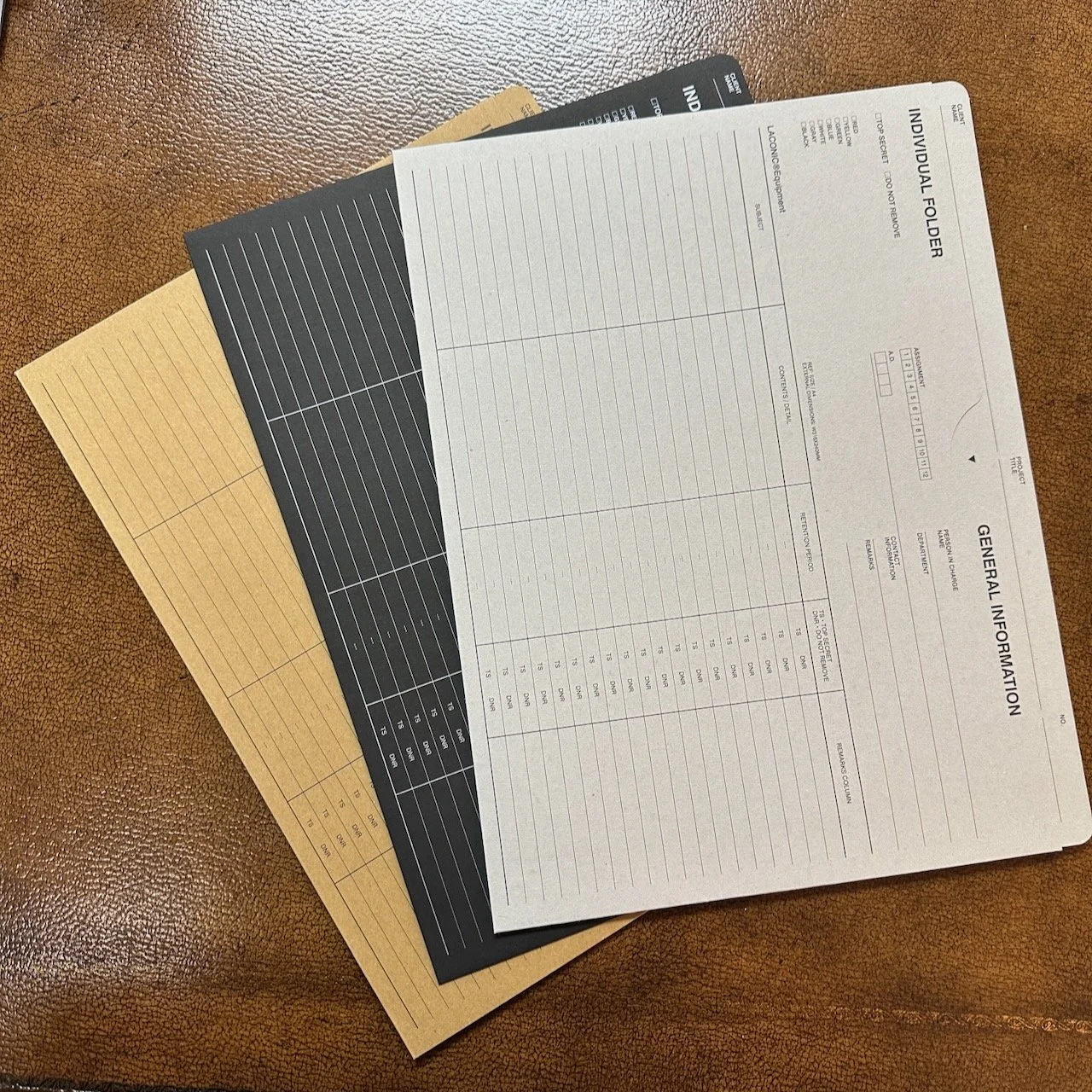 Laconic A4 Folders (Vertical)