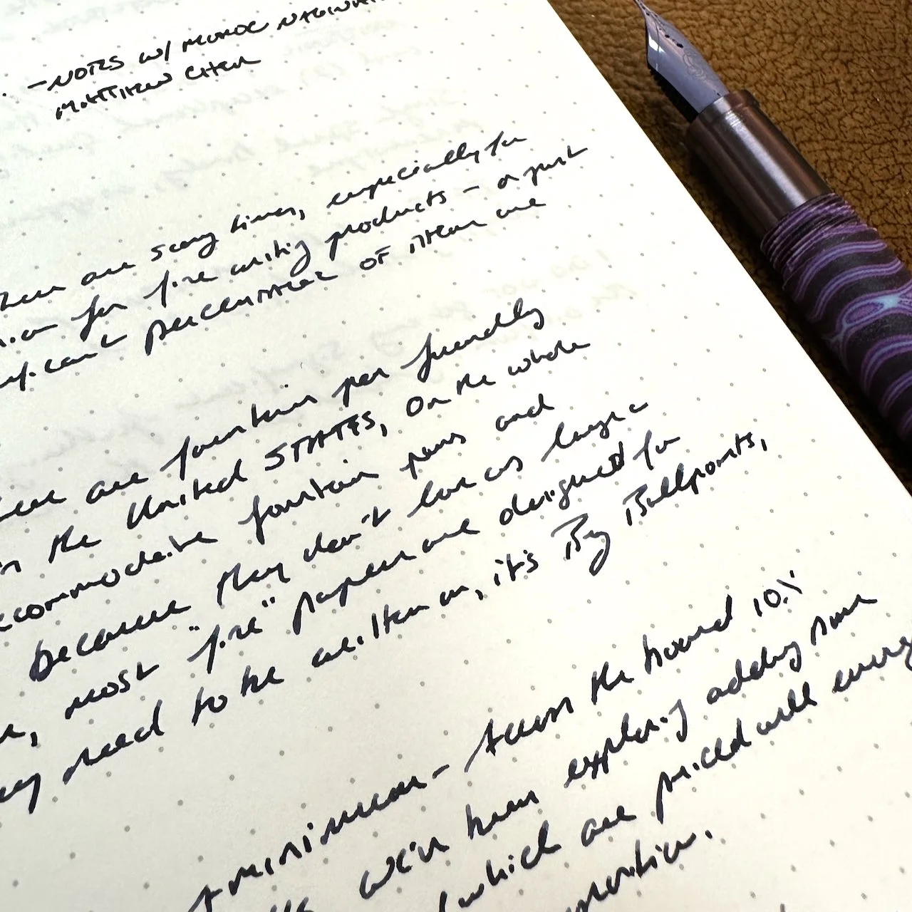 Notebook Review: Maruman Spiral Note Basic Notebook — The Gentleman ...