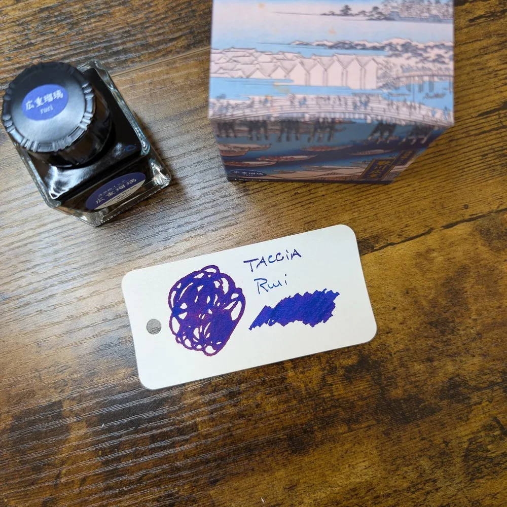 Taccia Ruri Ink Swatch