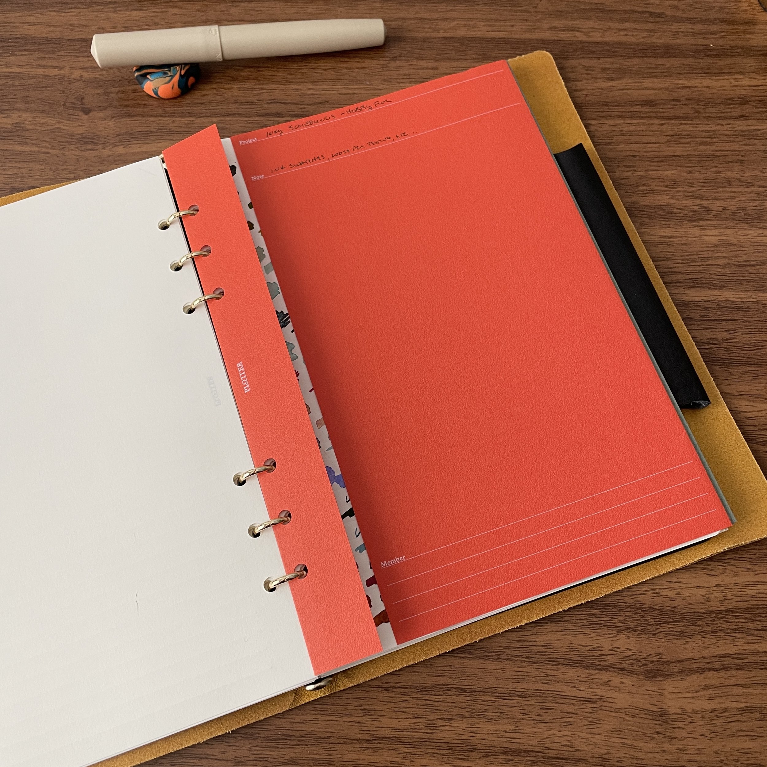 Stack of Ring Binder Book or Notebook on White Stock Photo - Image of  cover, literature: 31392326
