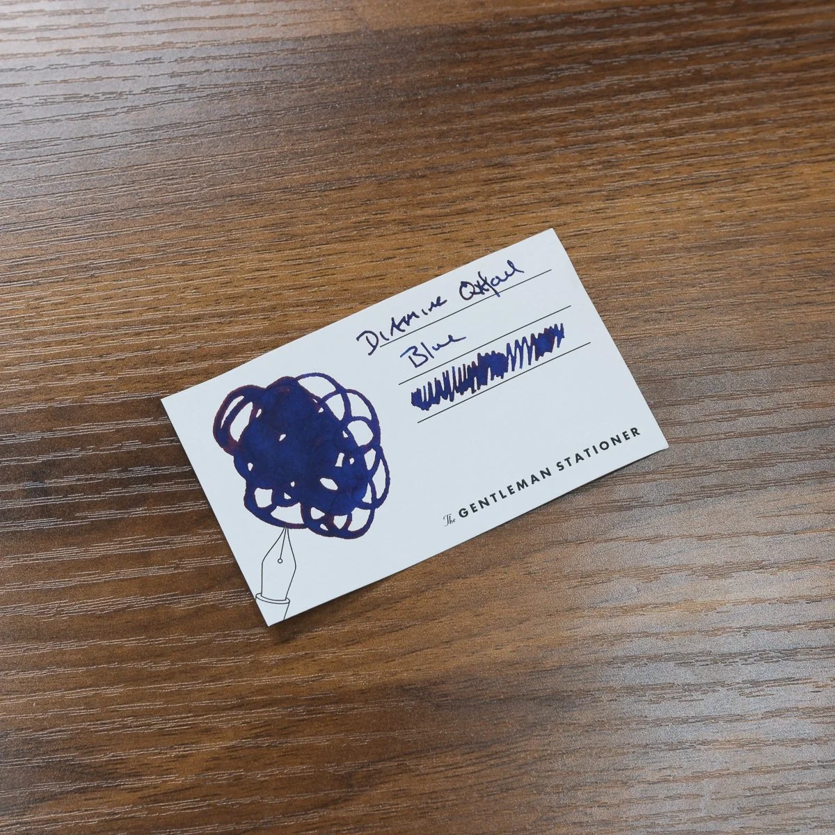 Diamine Oxford Blue Ink Swatch