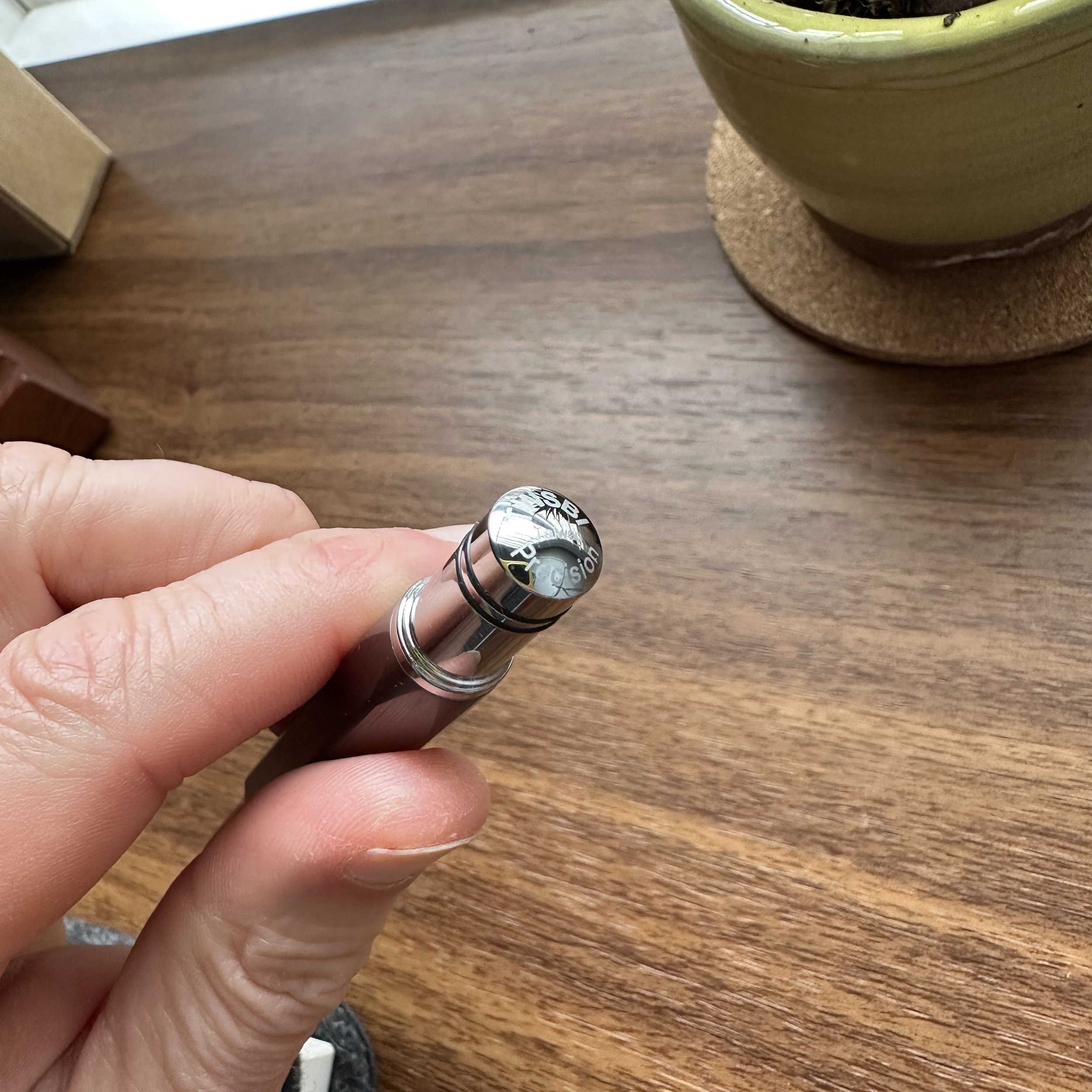 TWSBI 540 Amber Fountain Pen - F Nib — The Clicky Post