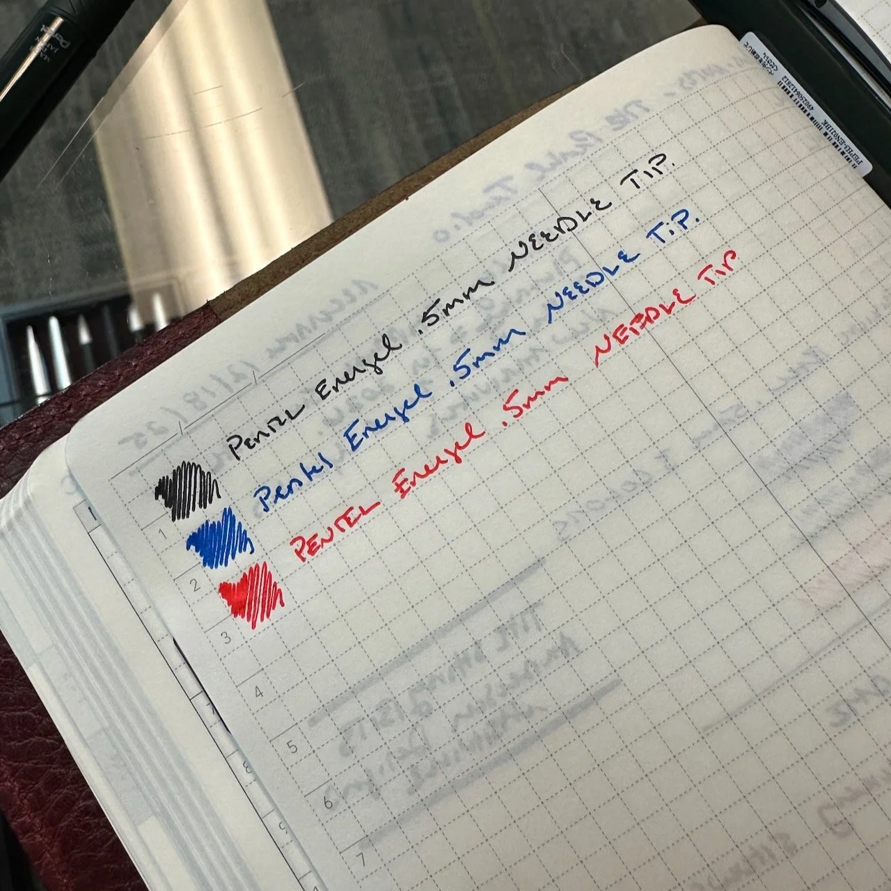 CDT Energel Gel Pen Writing Sample