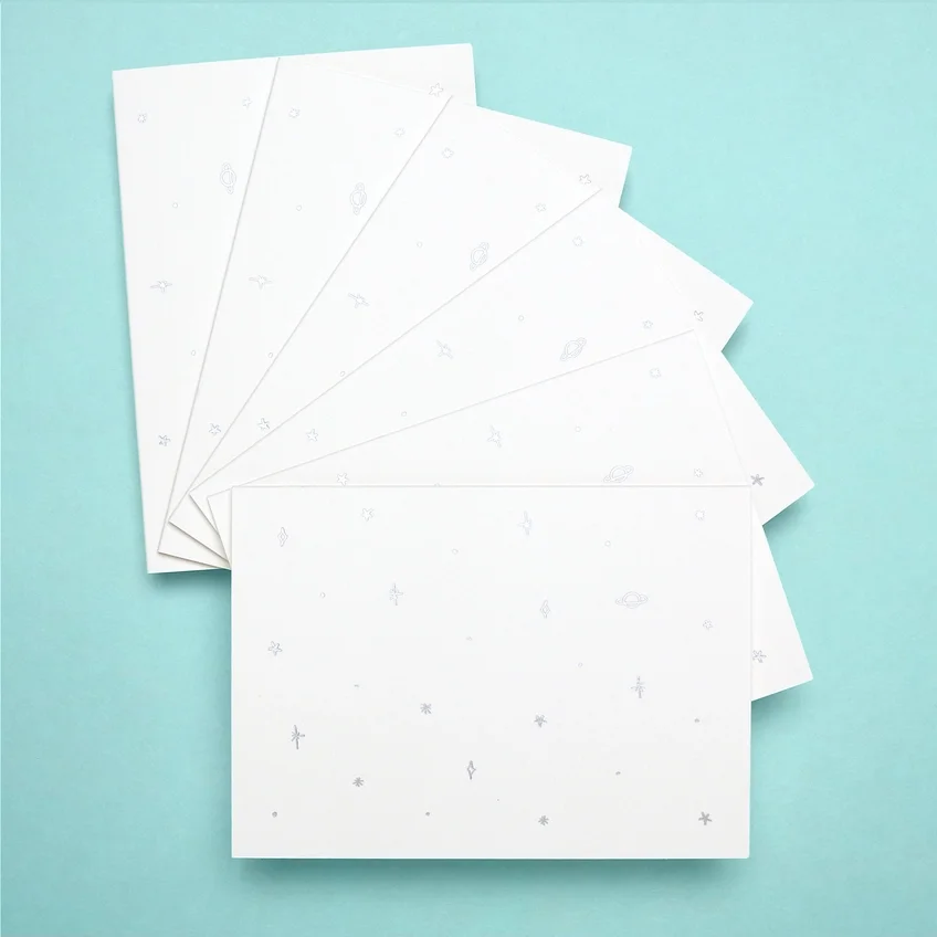 Shorthand Letterpress Card Space Set