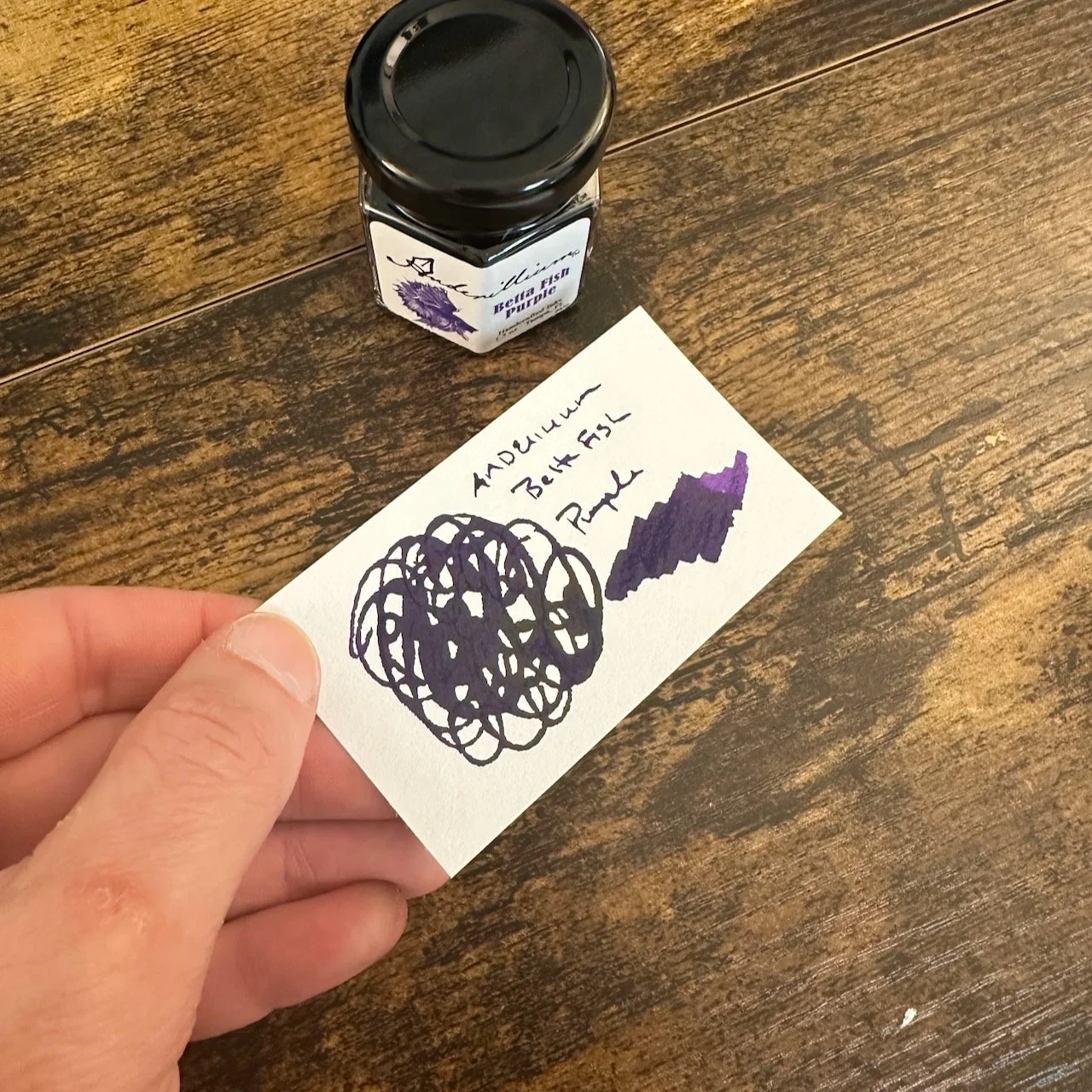 Anderillium Betta Fish Purple TGS Swatch