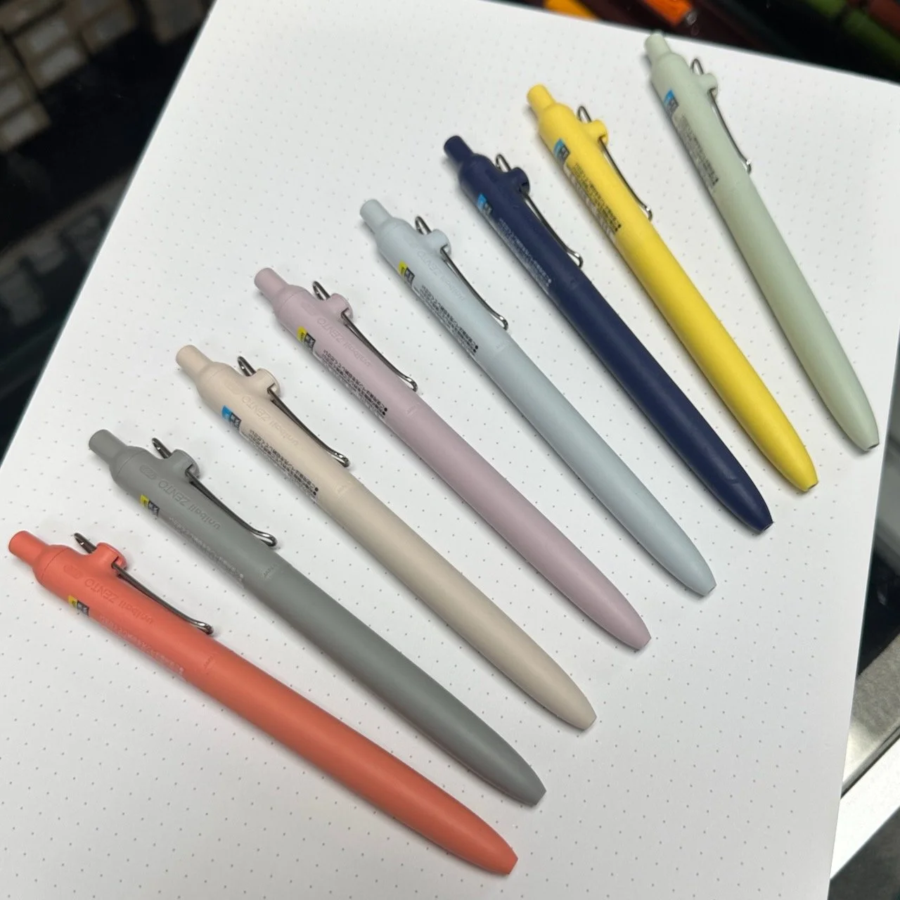Uni Zento Gel Pens .38mm and .5mm